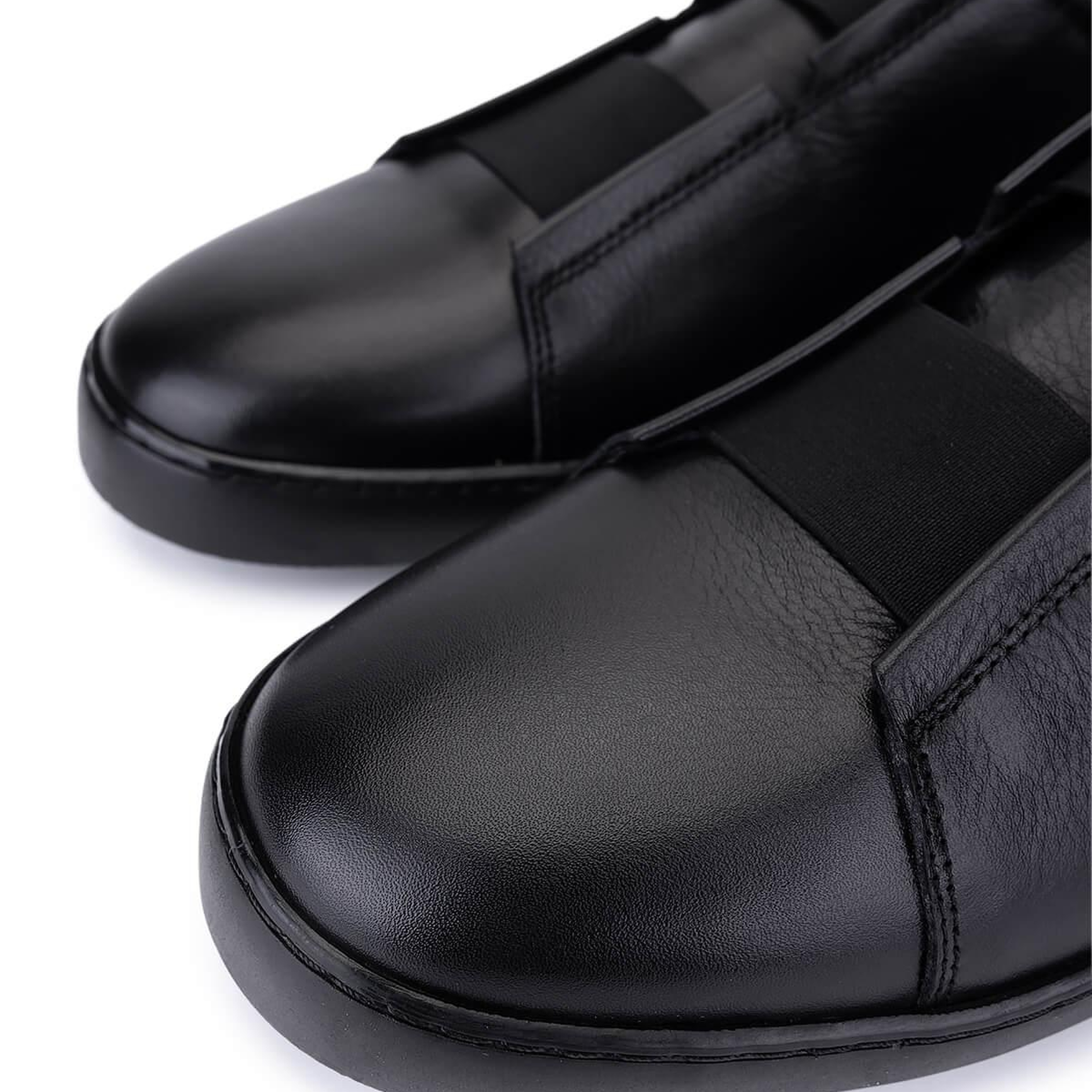 Tamer Tanca Erkek Hakiki Deri Siyah Sneakers & Spor Ayakkabı