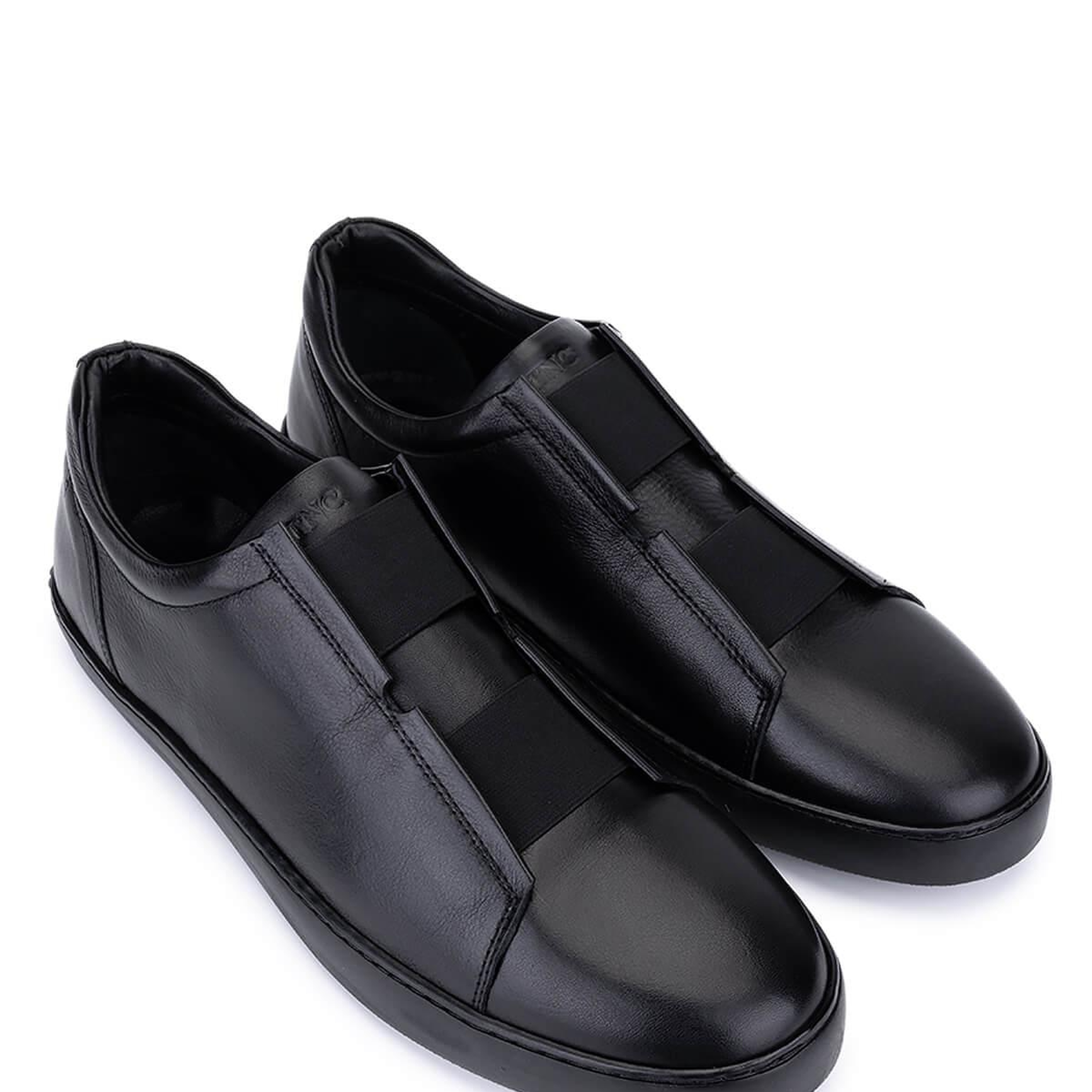 Tamer Tanca Erkek Hakiki Deri Siyah Sneakers & Spor Ayakkabı