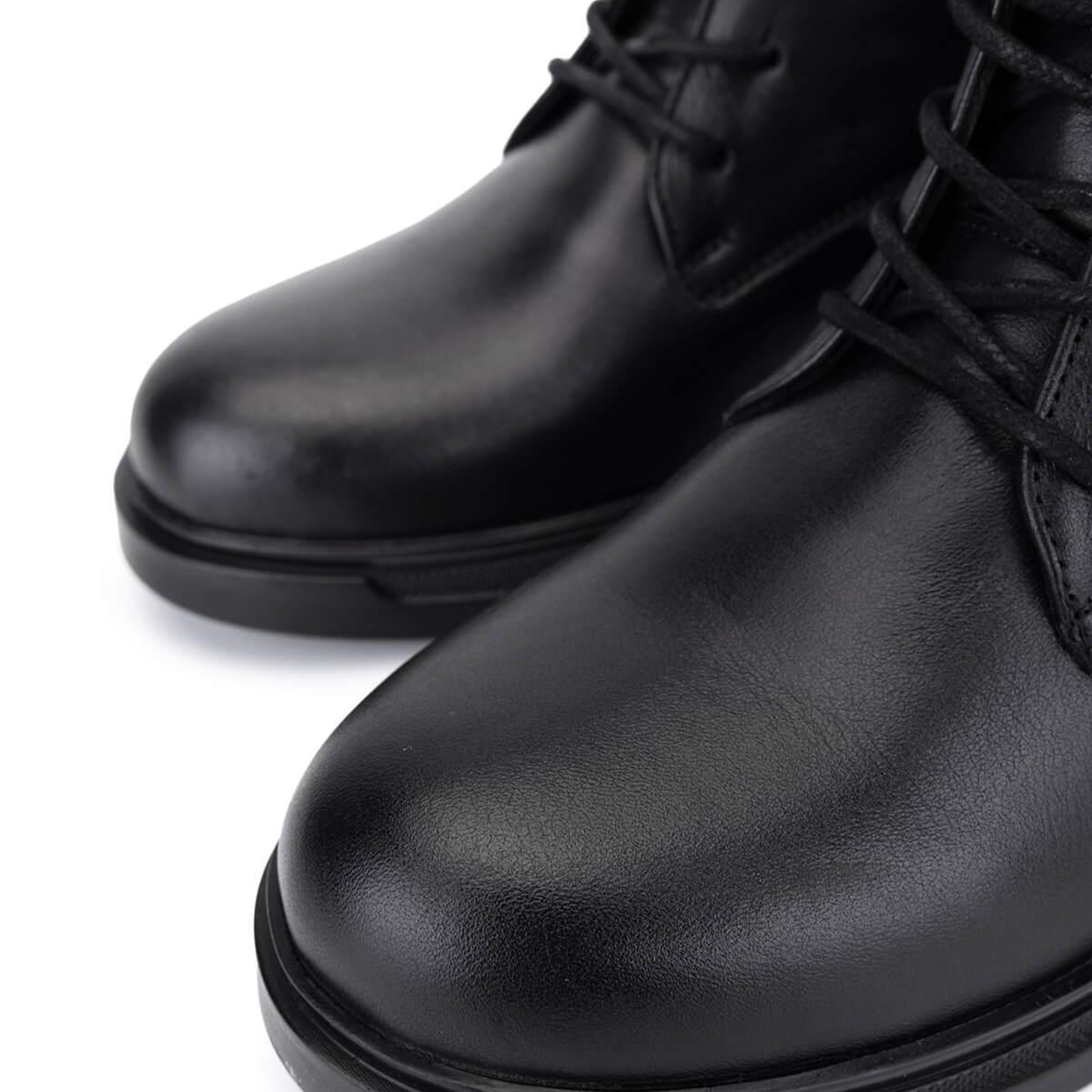 Tamer Tanca Kadın Siyah Deri Casual Bot