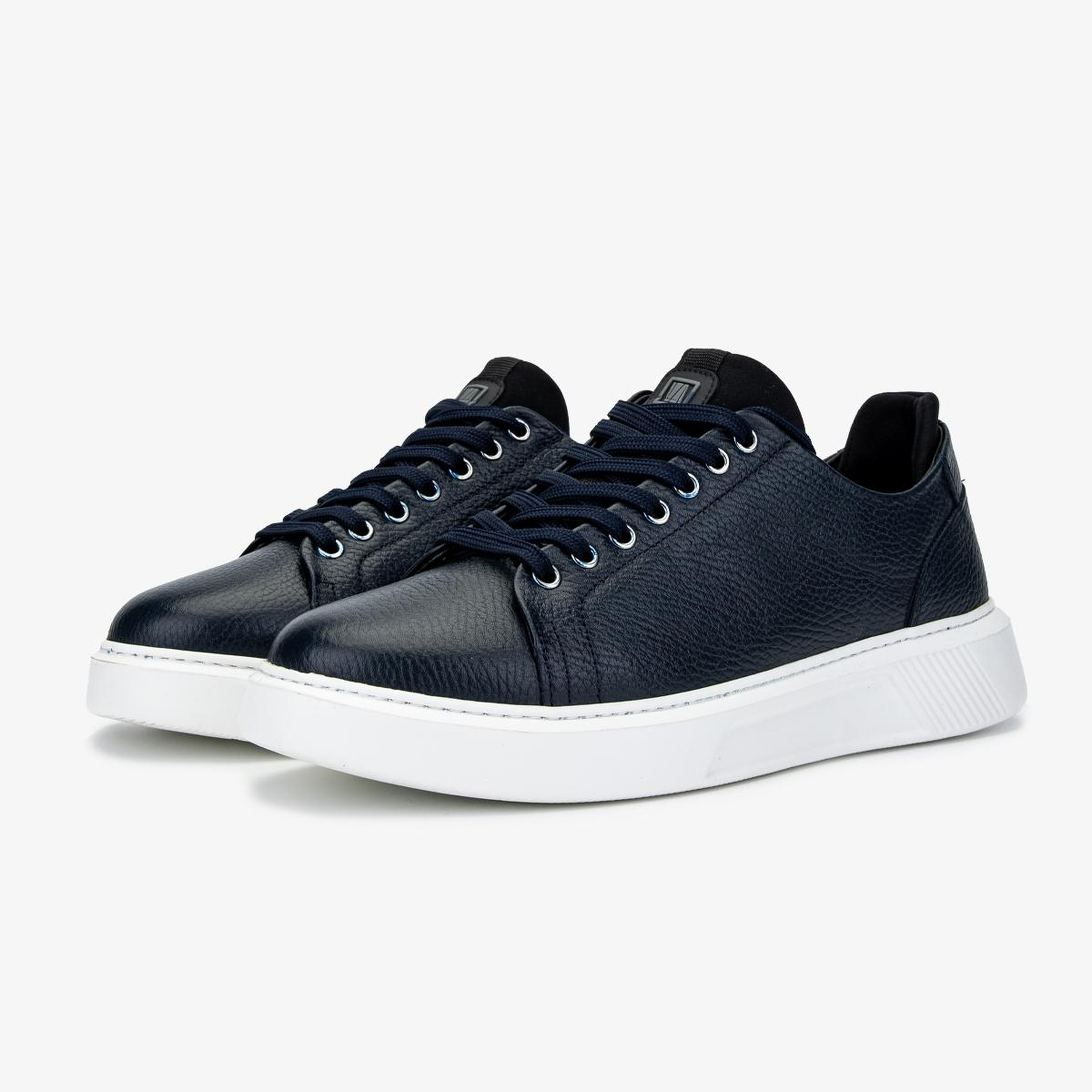 Valmenti Erkek Hakiki Deri Lacivert Sneakers & Spor Ayakkabı