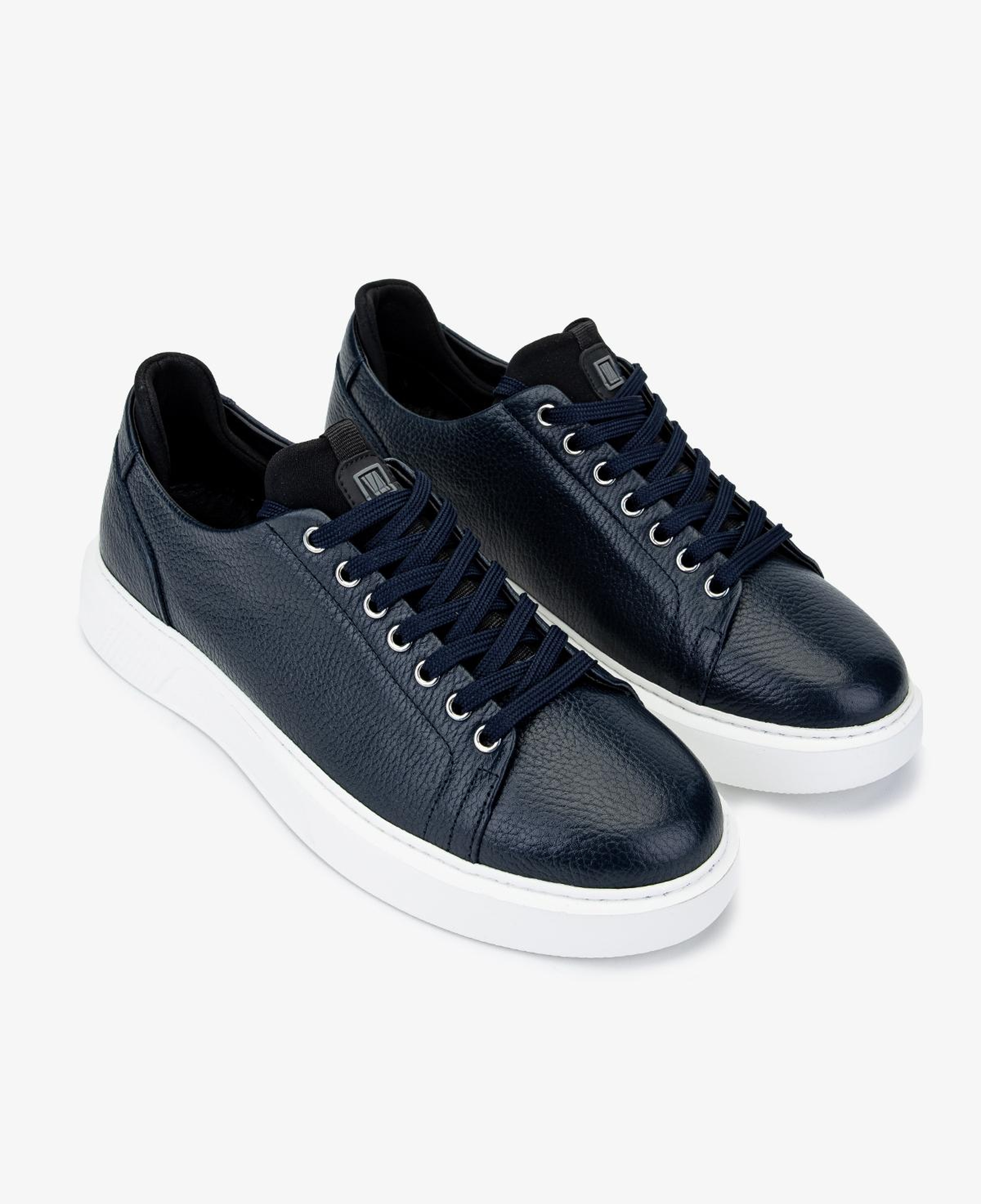 Valmenti Erkek Hakiki Deri Lacivert Sneakers & Spor Ayakkabı