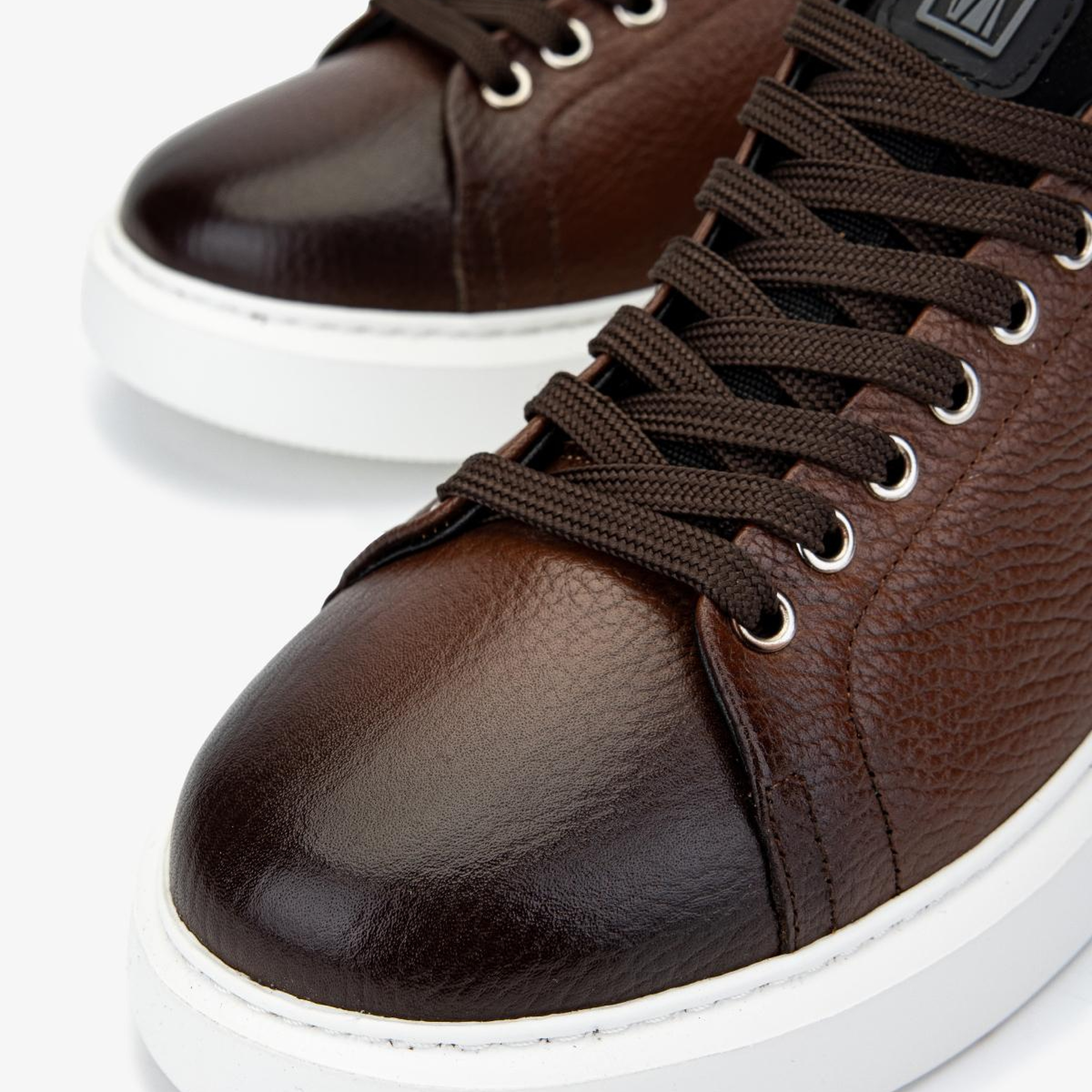 Valmenti Erkek Hakiki Deri Kahverengi Sneakers & Spor Ayakkabı