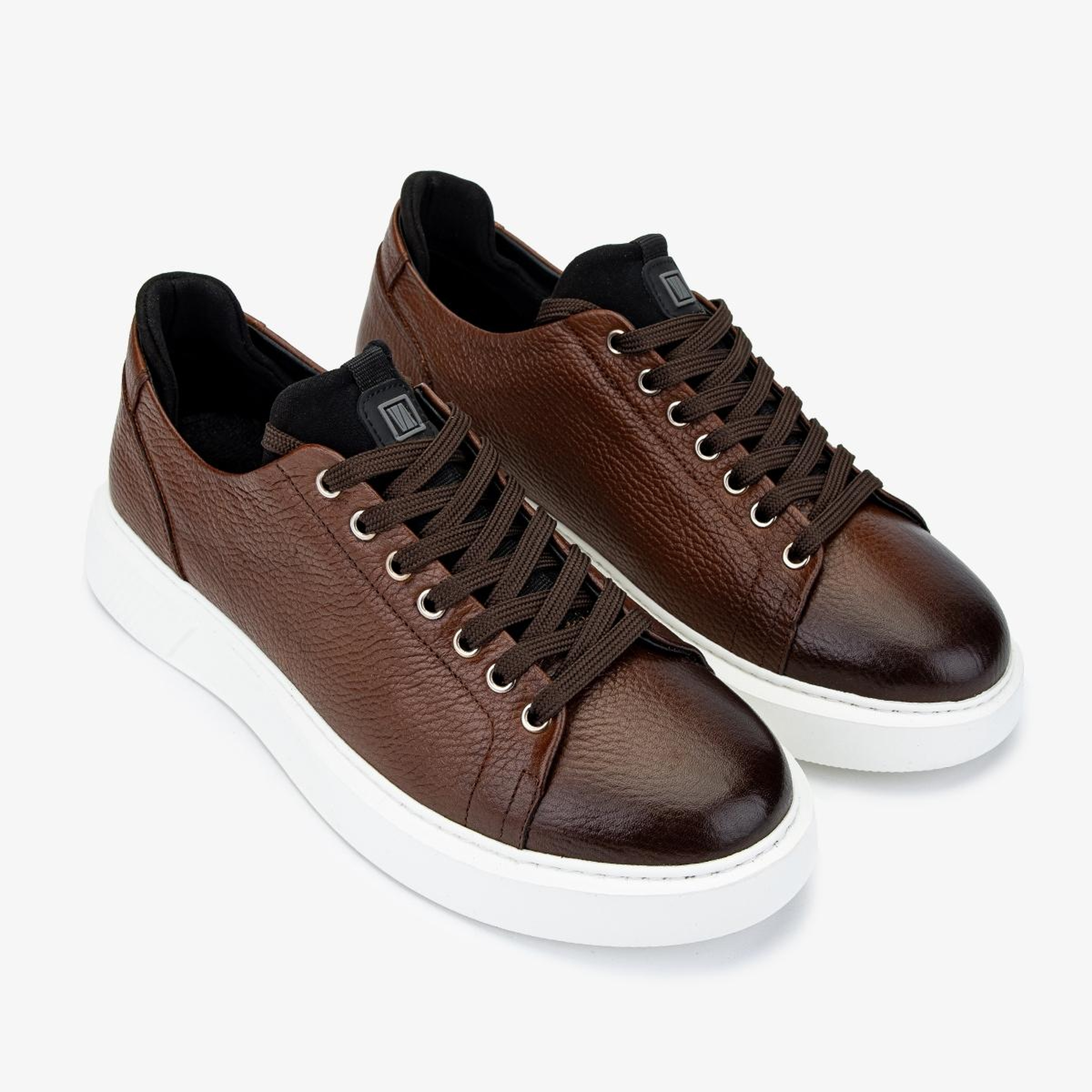 Valmenti Erkek Hakiki Deri Kahverengi Sneakers & Spor Ayakkabı