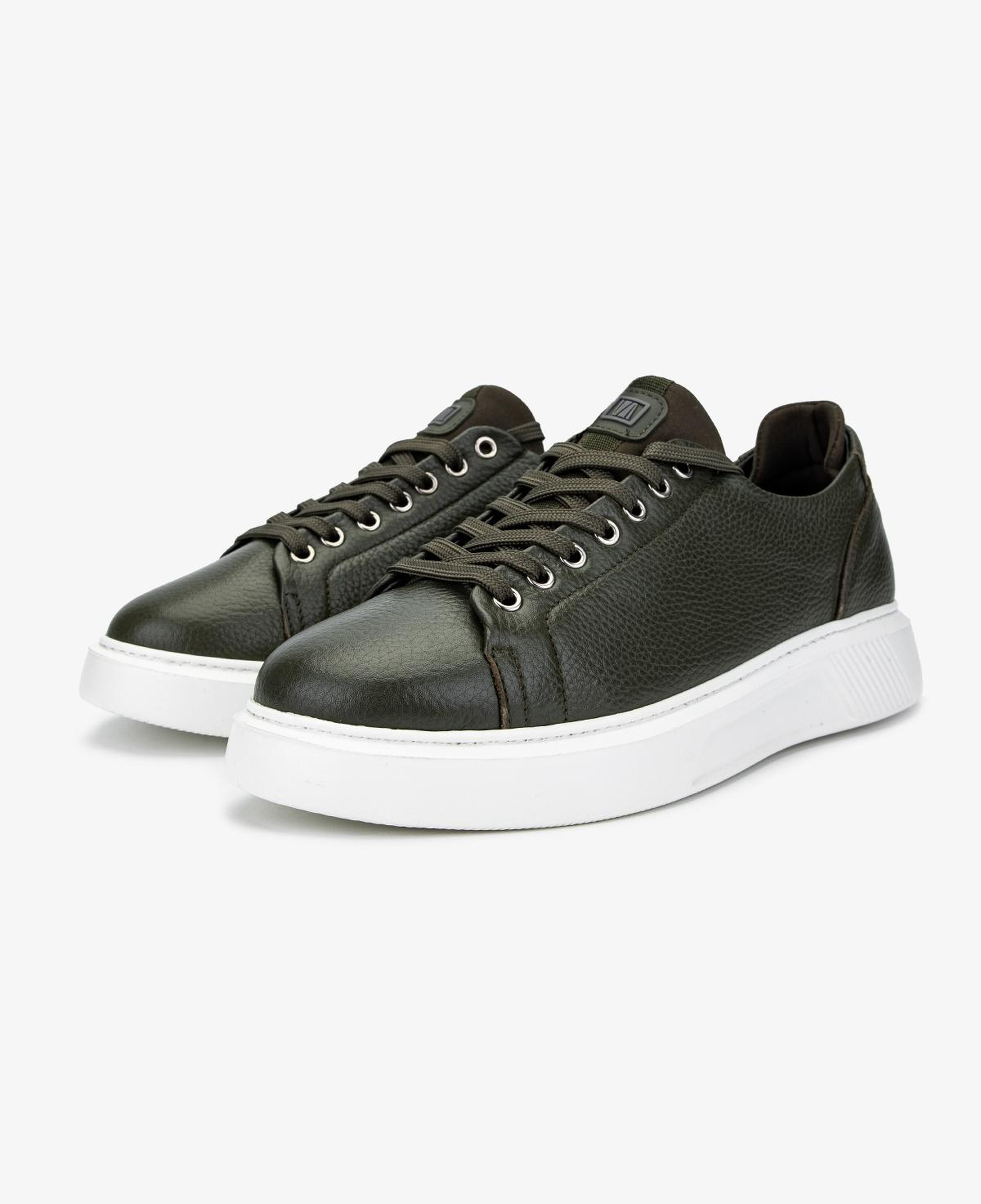 Valmenti Erkek Hakiki Deri Yeşil Sneakers & Spor Ayakkabı