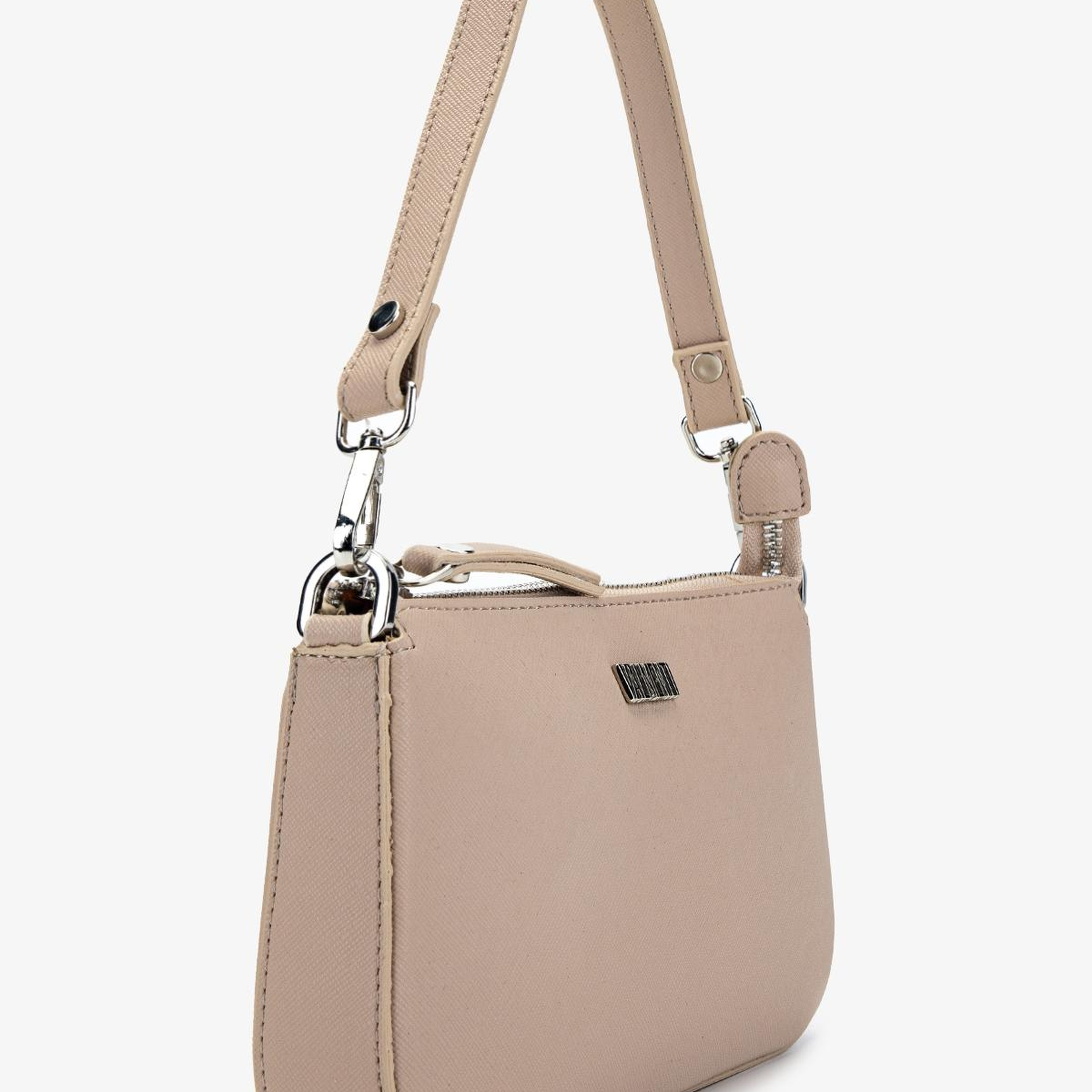 Valmenti Kadın Suni Deri Nude Omuz Çanta