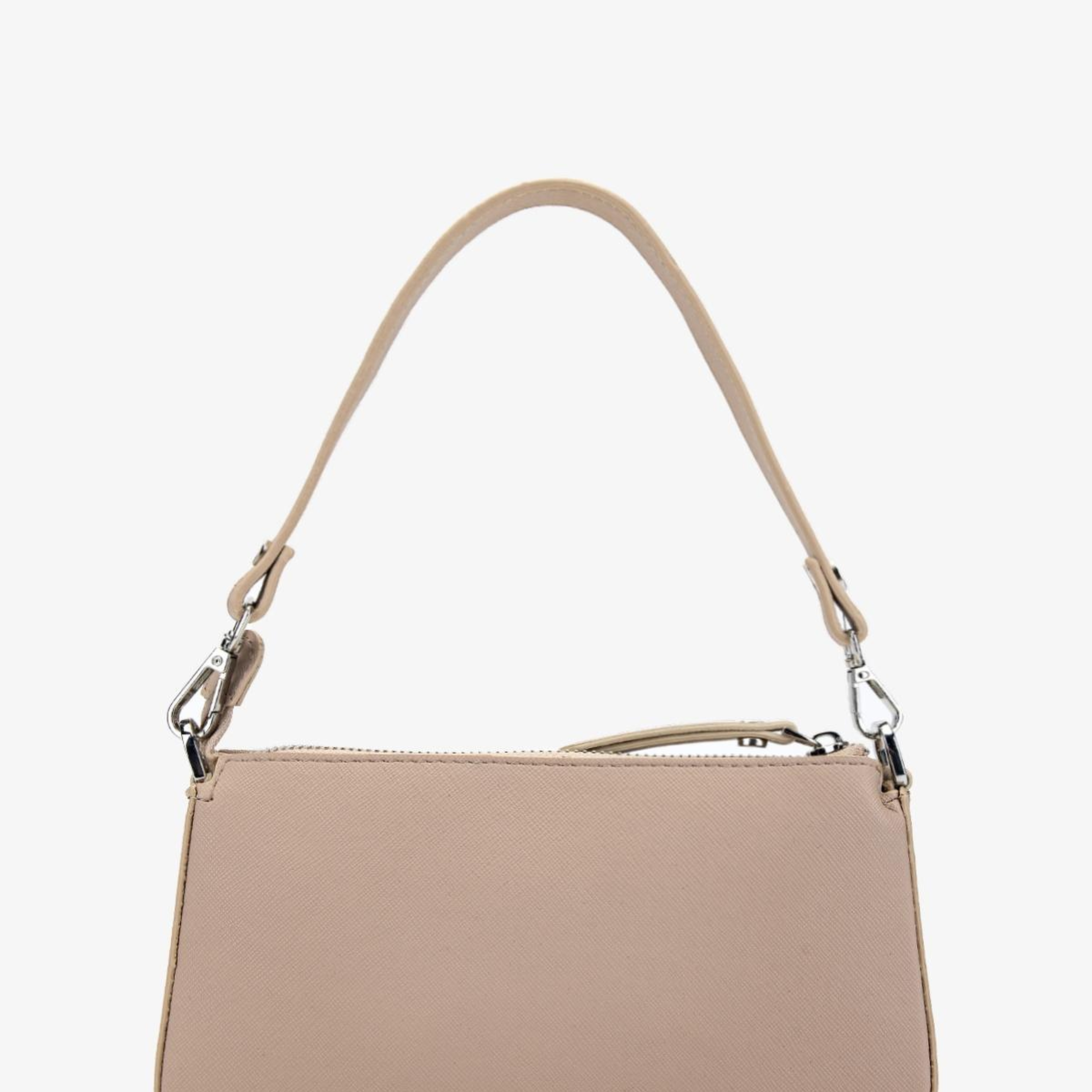 Valmenti Kadın Suni Deri Nude Omuz Çanta