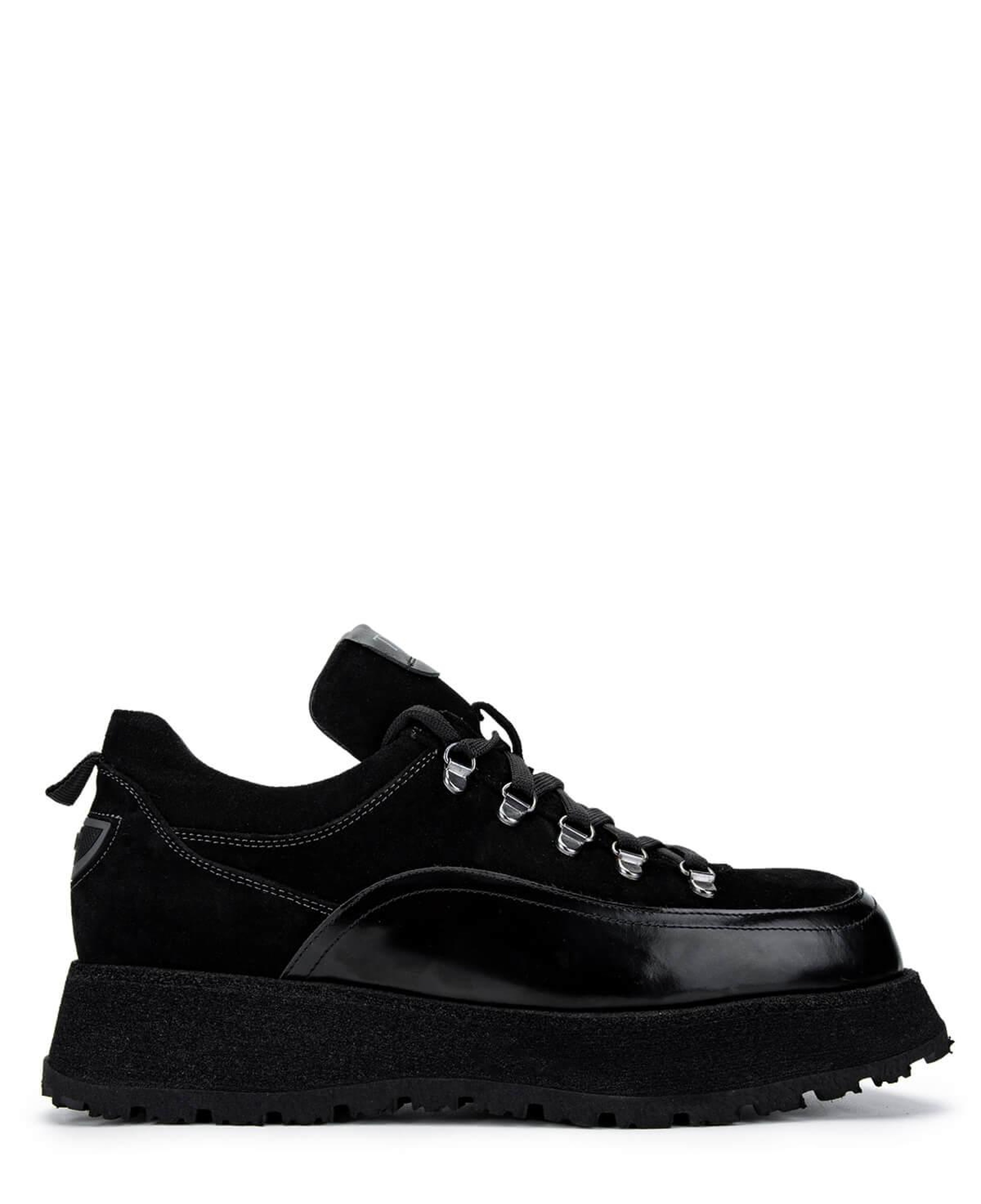 Tamer Tanca Erkek Hakiki Deri Siyah Süet Sneakers & Spor Ayakkabı