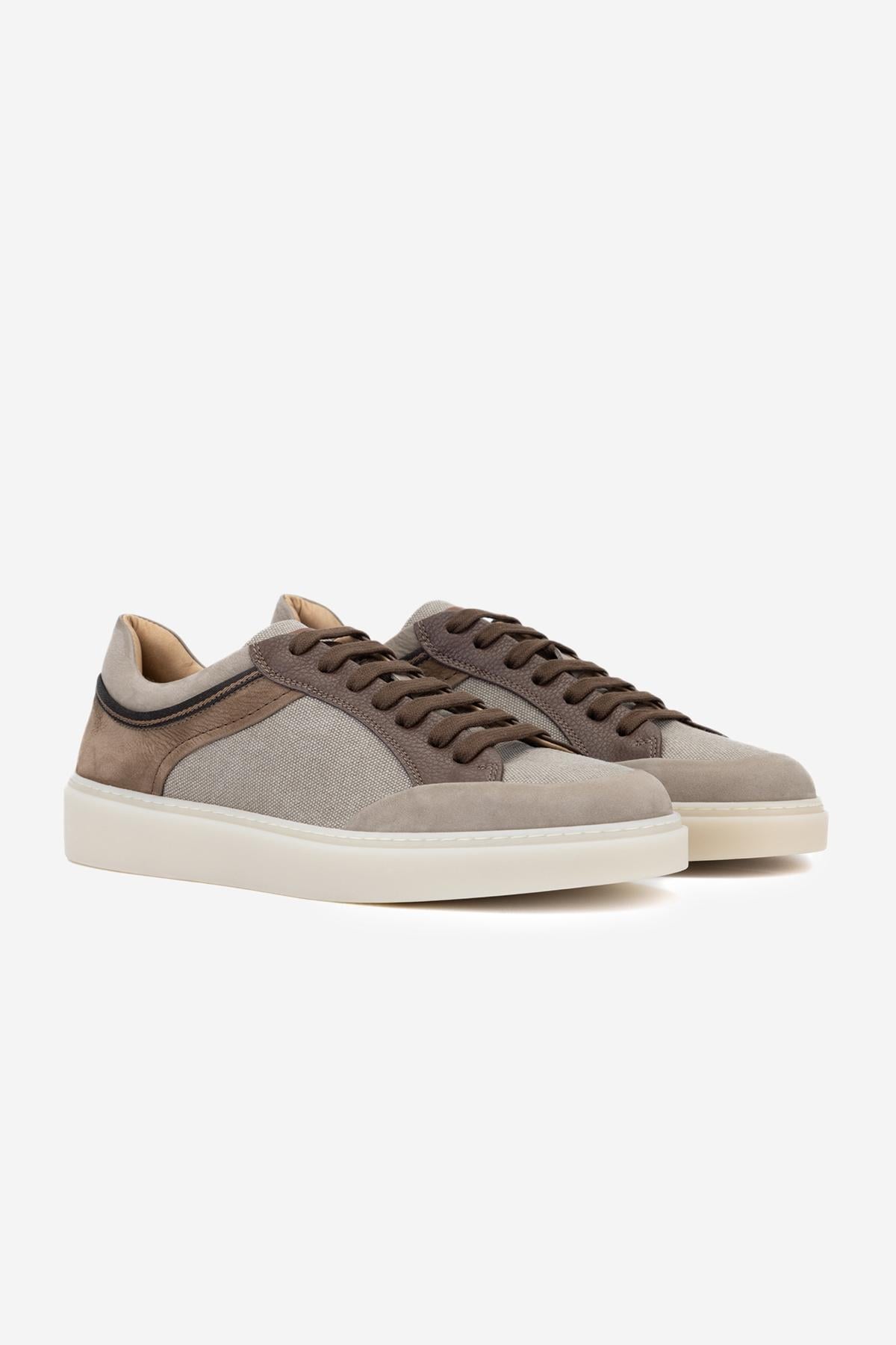 Redwood Erkek Deri & Tekstil Taupe Sneakers & Spor Ayakkabı
