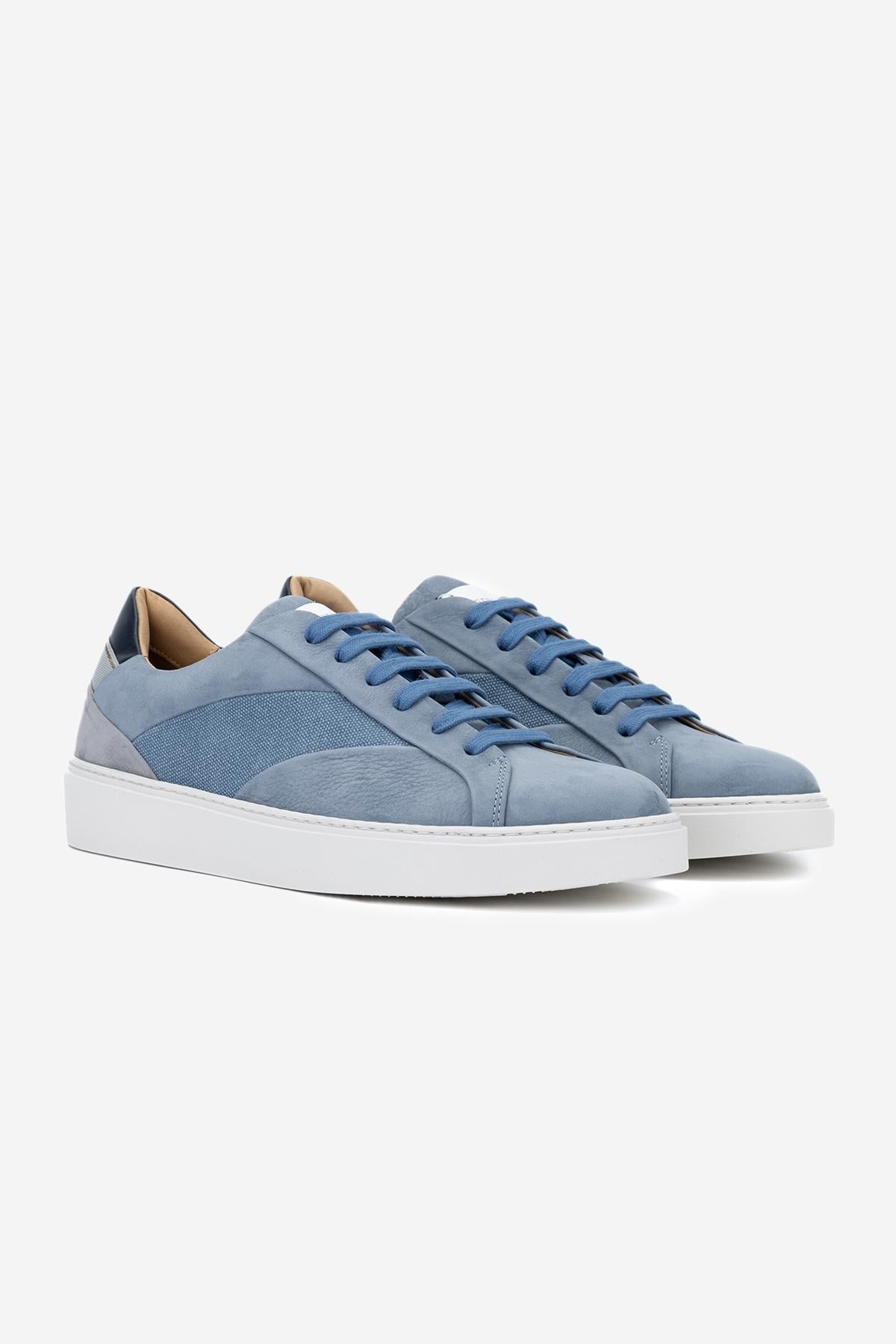 Redwood Erkek Deri & Tekstil Mavi Sneakers & Spor Ayakkabı