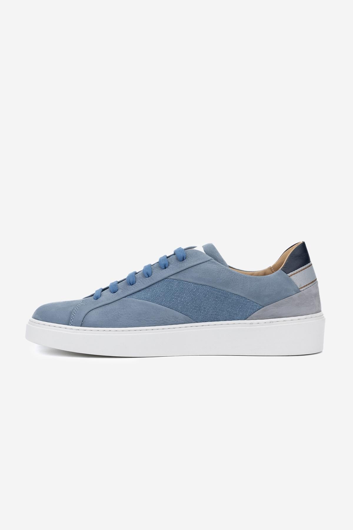 Redwood Erkek Deri & Tekstil Mavi Sneakers & Spor Ayakkabı