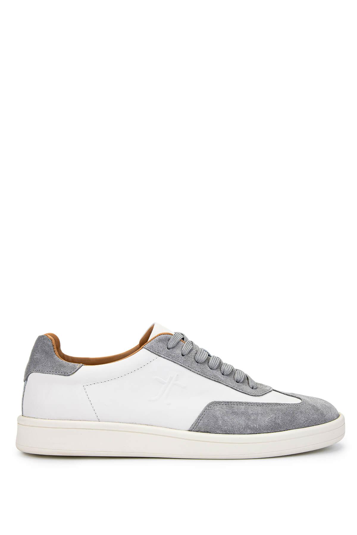 Tamer Tanca Erkek Hakiki Deri Bej Sneakers & Spor Ayakkabı