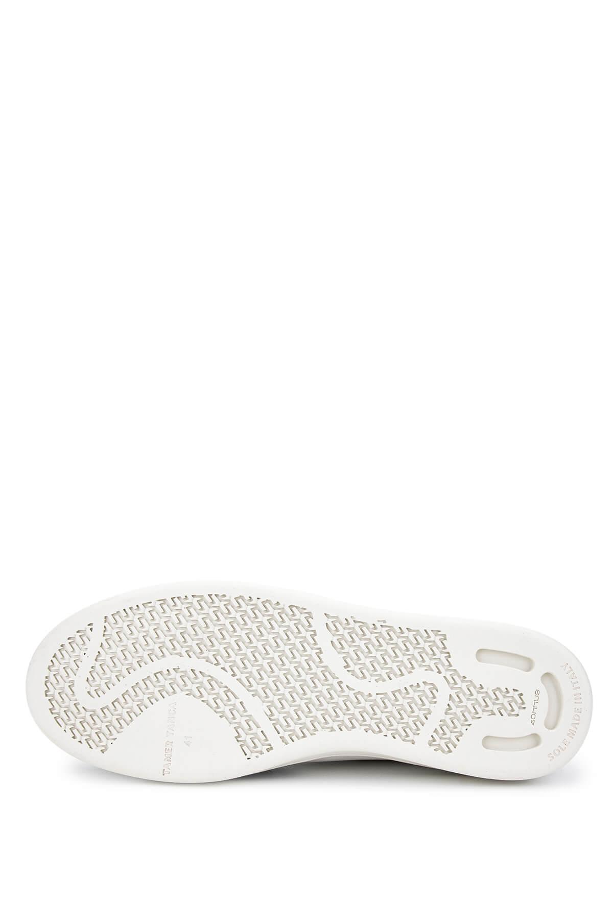 Tamer Tanca Erkek Hakiki Deri Bej Sneakers & Spor Ayakkabı