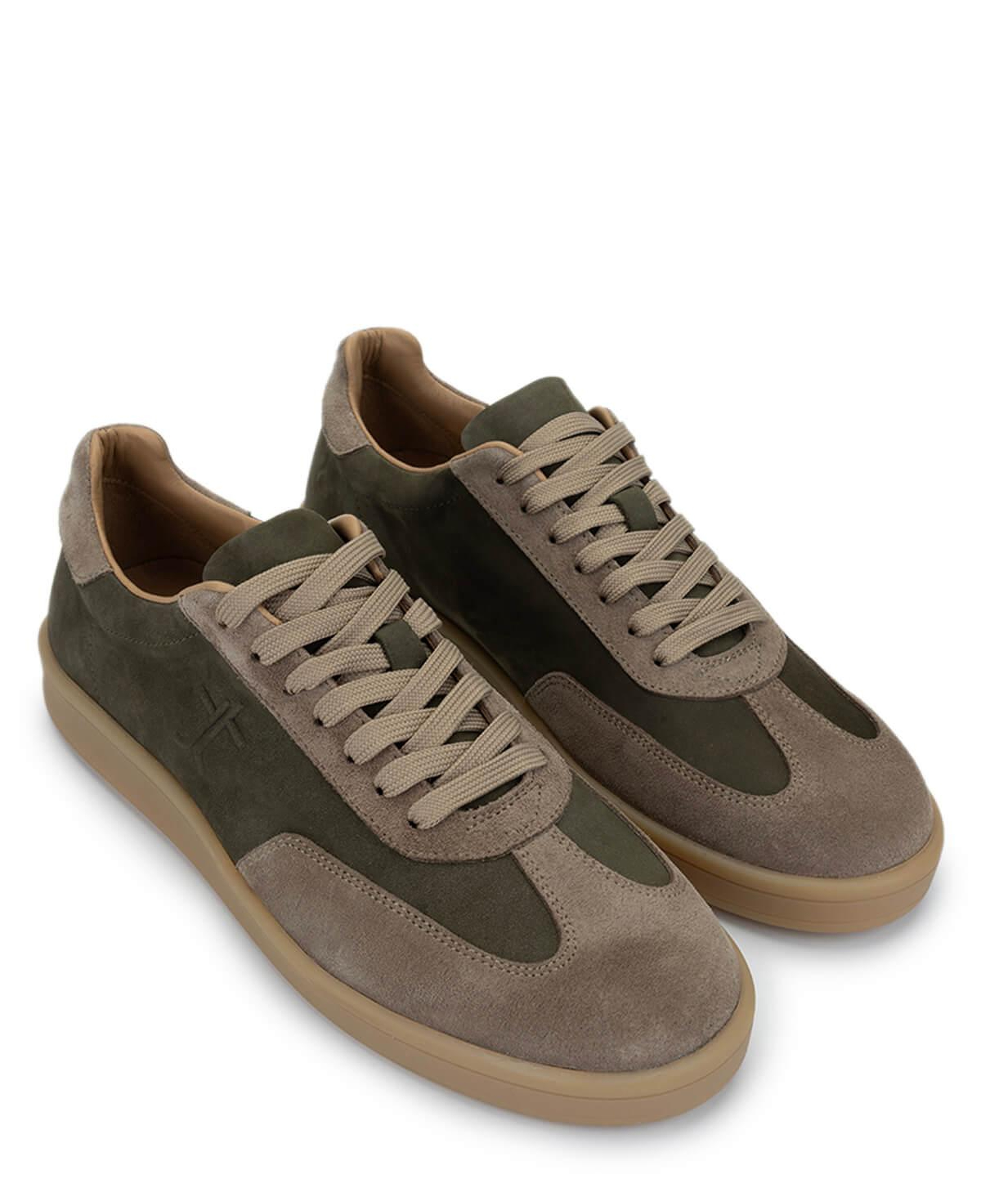 Tamer Tanca Erkek Hakiki Deri Haki Sneakers & Spor Ayakkabı