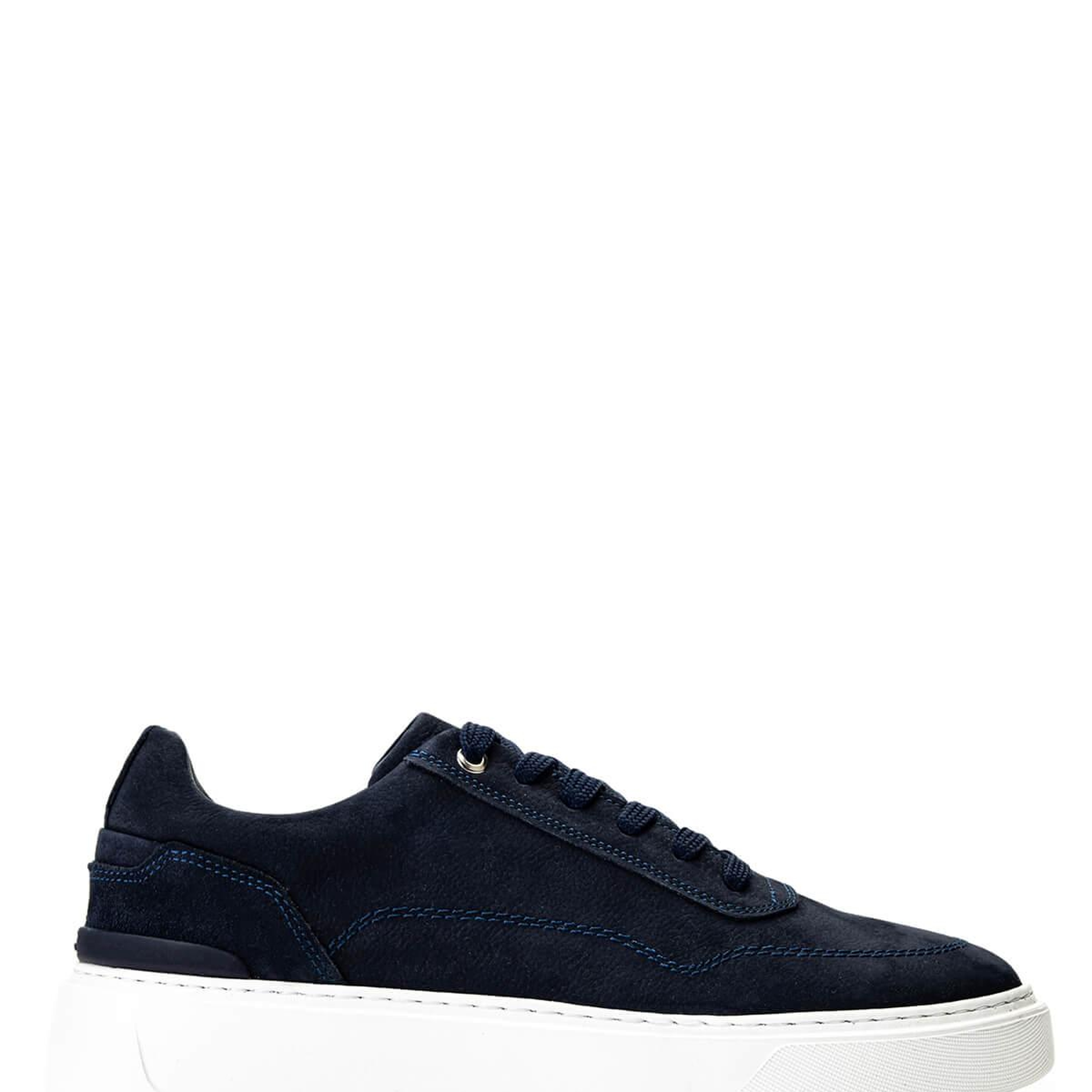 Tamer Tanca Erkek Hakiki Deri Lacivert Nubuk Sneakers & Spor Ayakkabı