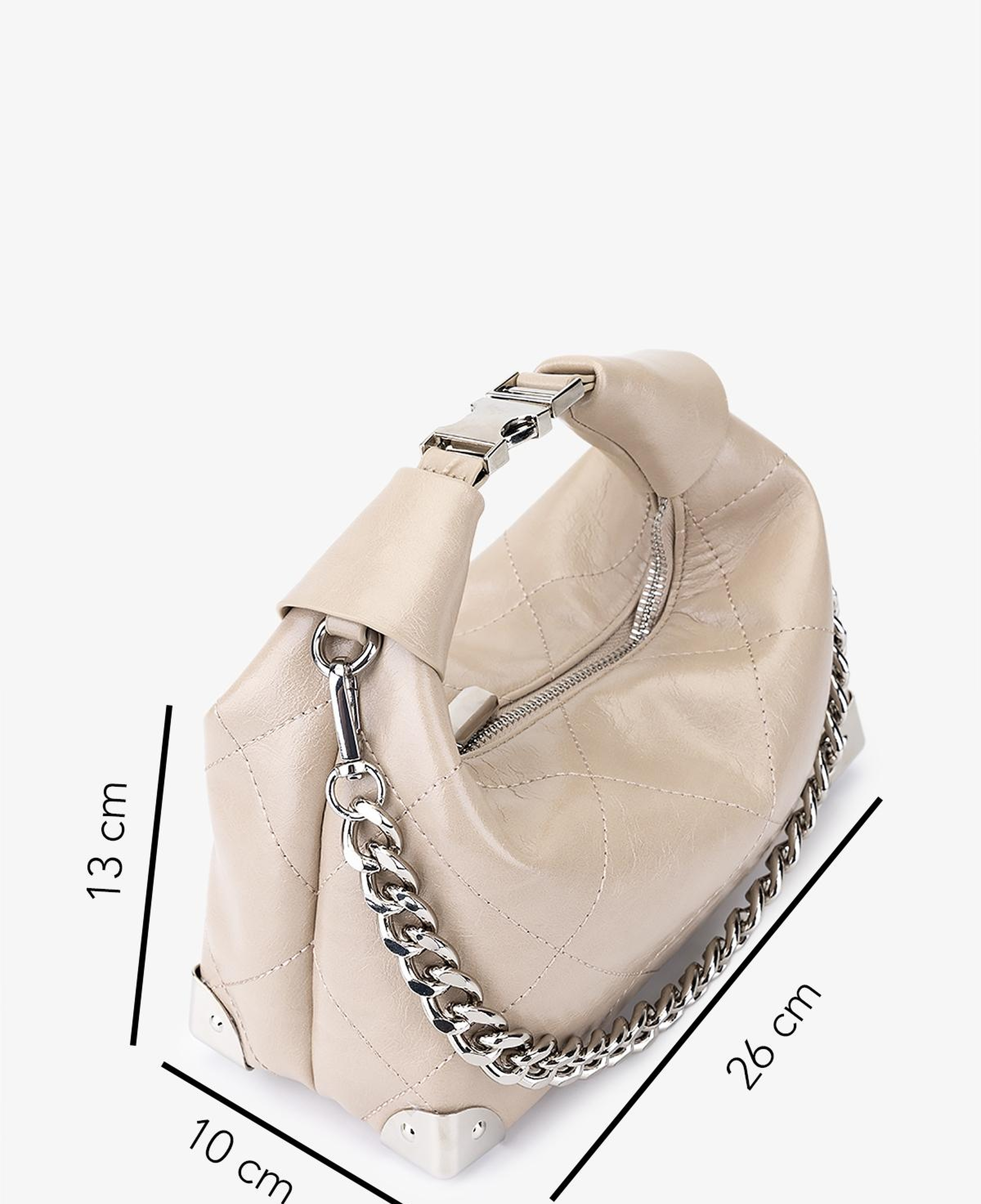 Valmenti Kadın Suni Deri Bej Omuz Çanta