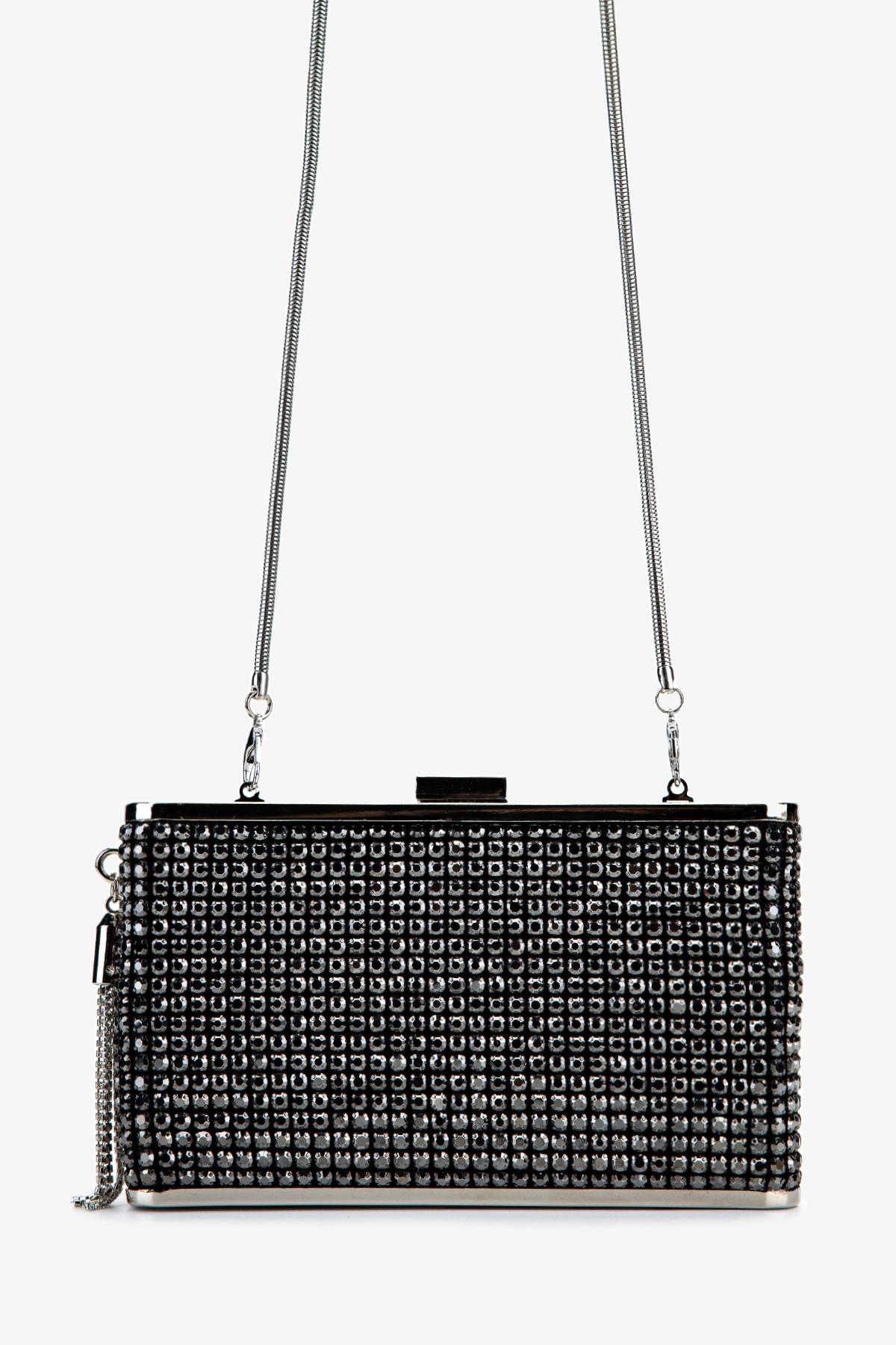 Valmenti Kadın Suni Deri Metalik Omuz Çanta