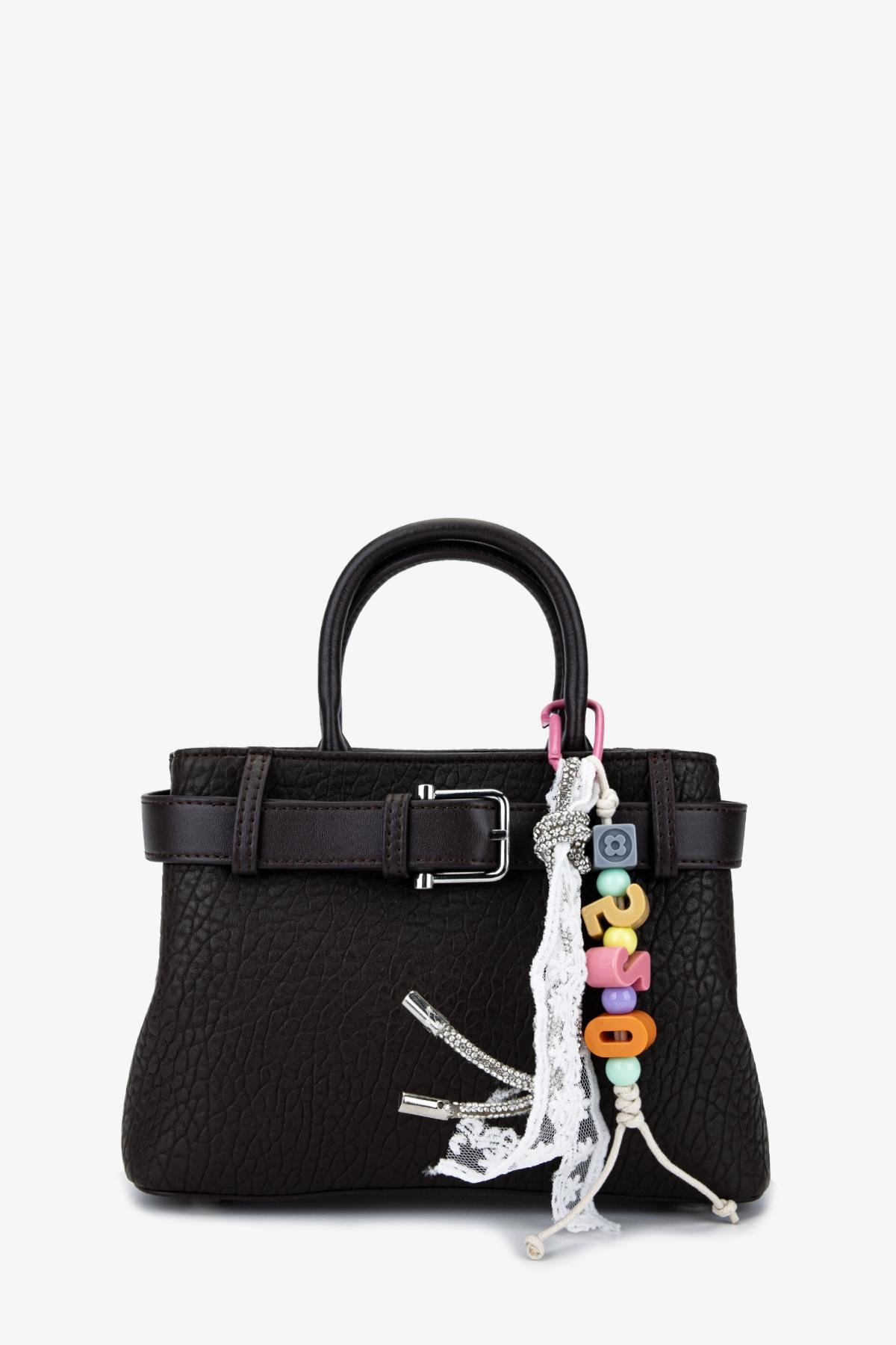 Valmenti Kadın Suni Deri Kahverengi Omuz Çanta