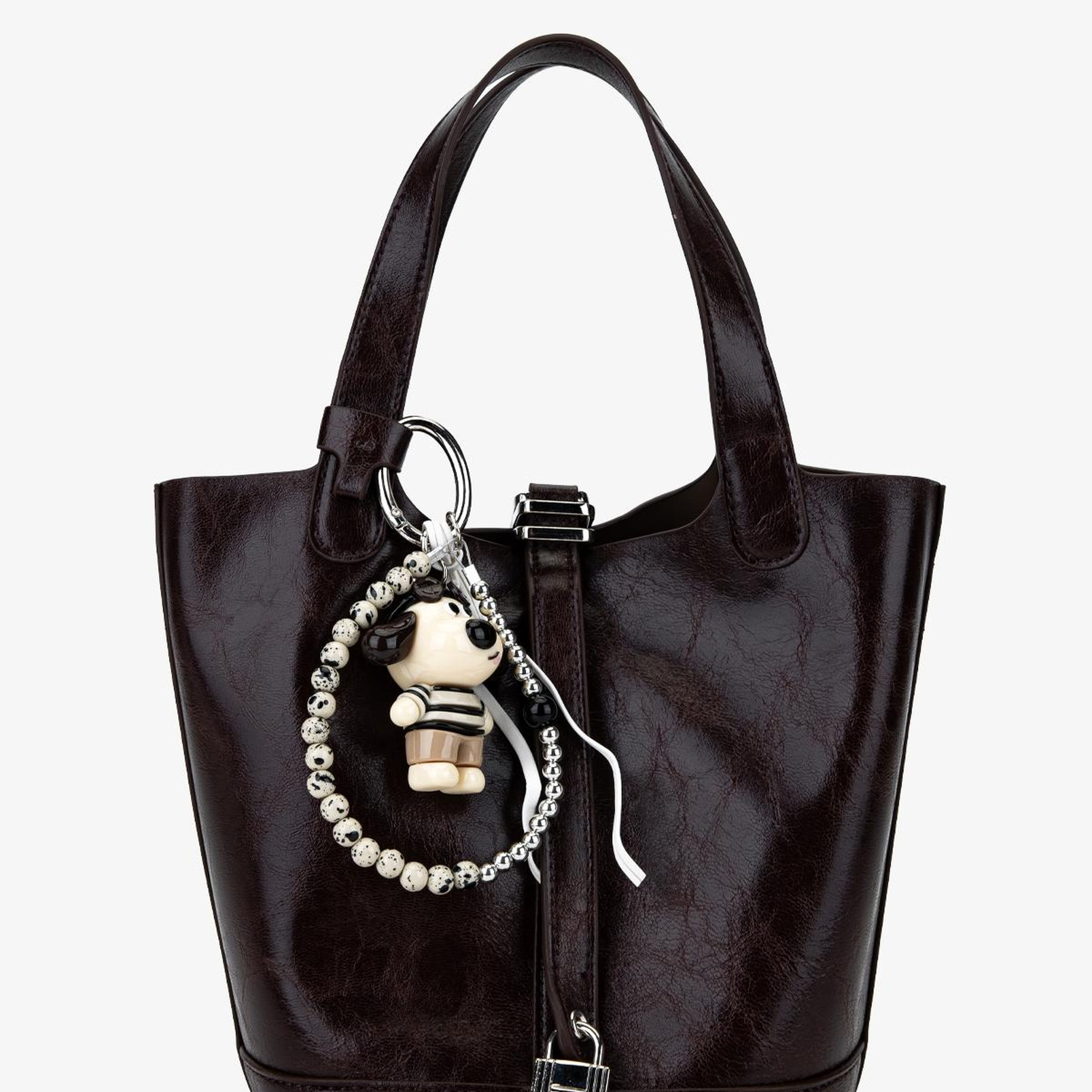 Valmenti Kadın Suni Deri Kahverengi Omuz Çanta