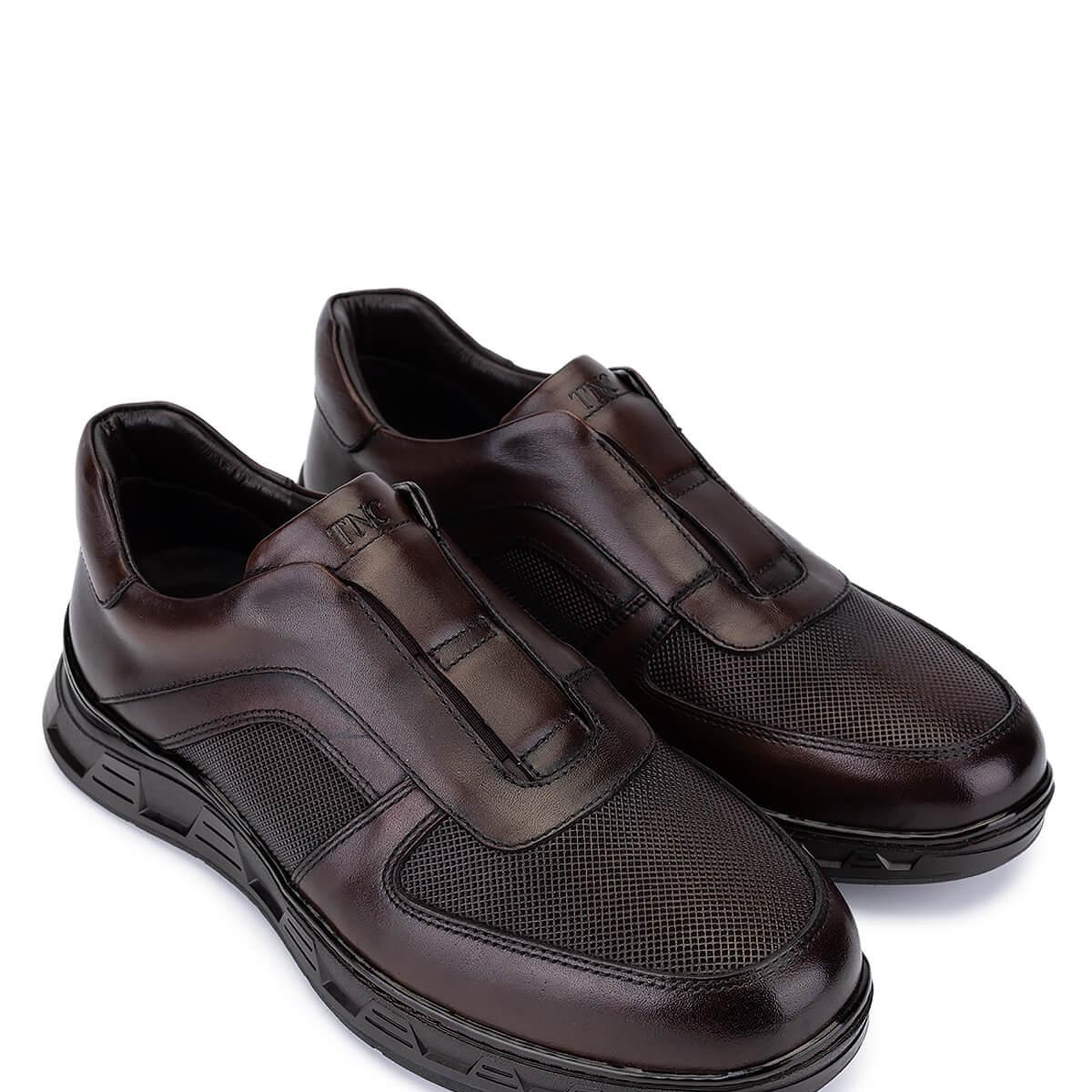 Tamer Tanca Erkek Hakiki Deri Kahverengi Sneakers & Spor Bot