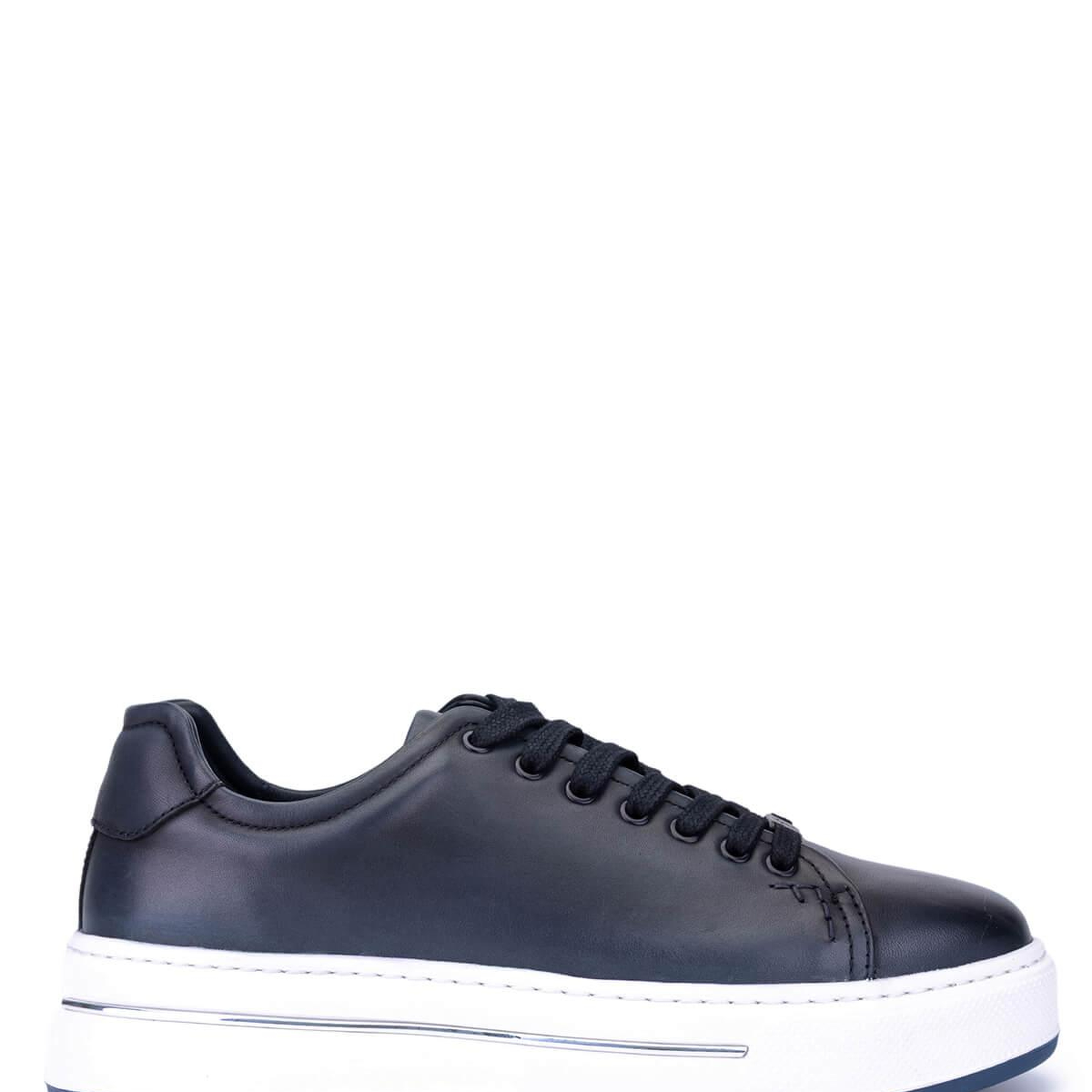 Tamer Tanca Erkek Hakiki Deri Lacivert Sneakers & Spor Ayakkabı