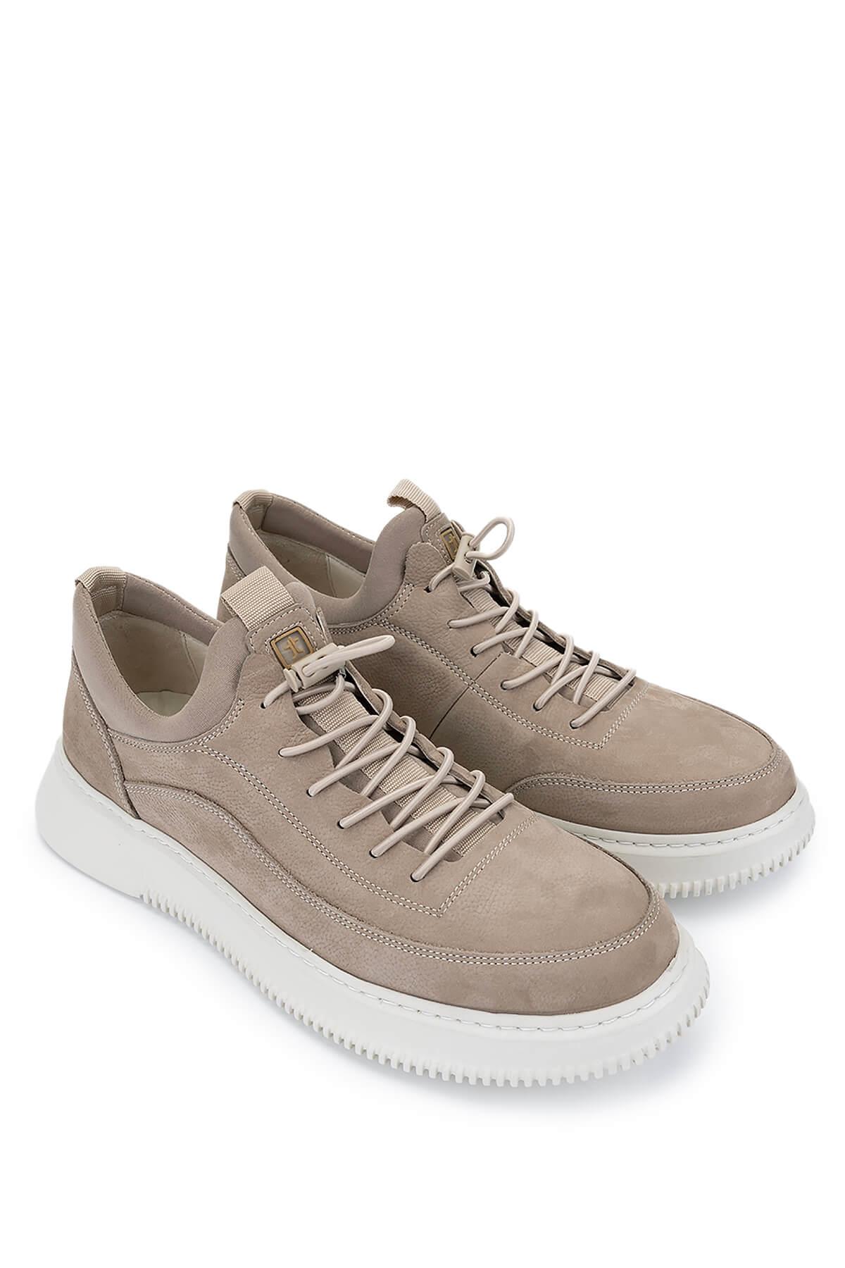 Tamer Tanca Erkek Hakiki Deri Vizon Nubuk Sneakers & Spor Ayakkabı