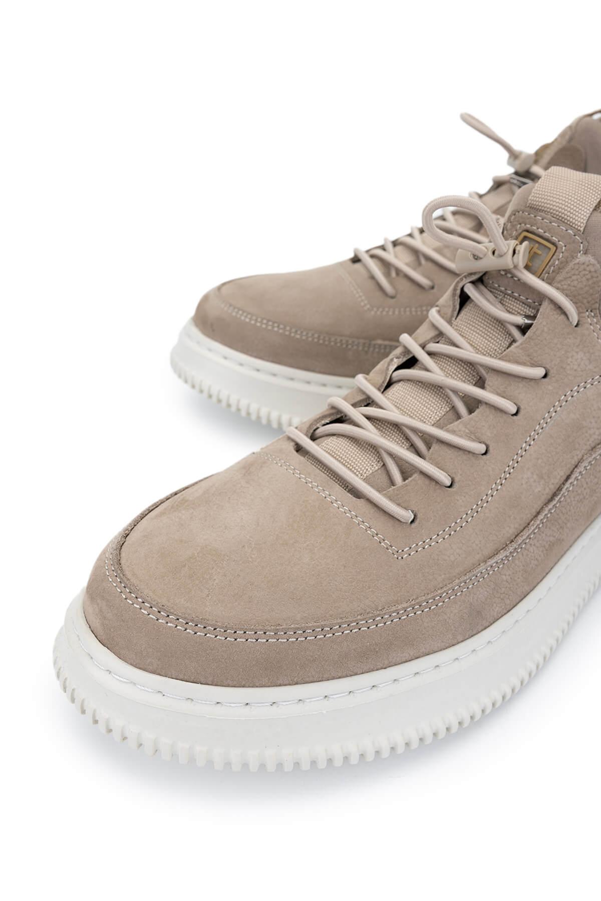 Tamer Tanca Erkek Hakiki Deri Vizon Nubuk Sneakers & Spor Ayakkabı