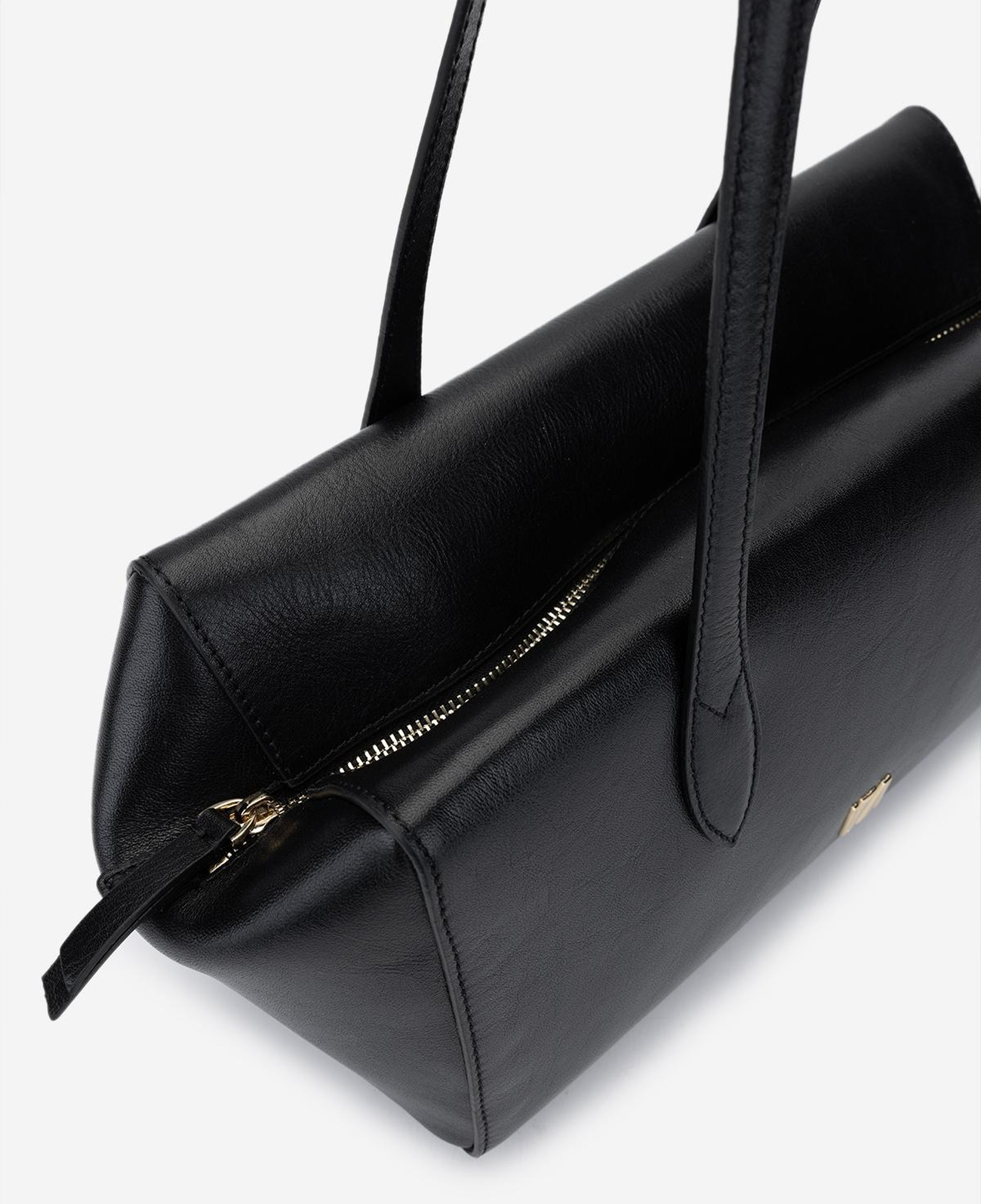 Valmenti Kadın Hakiki Deri Siyah Omuz Çanta