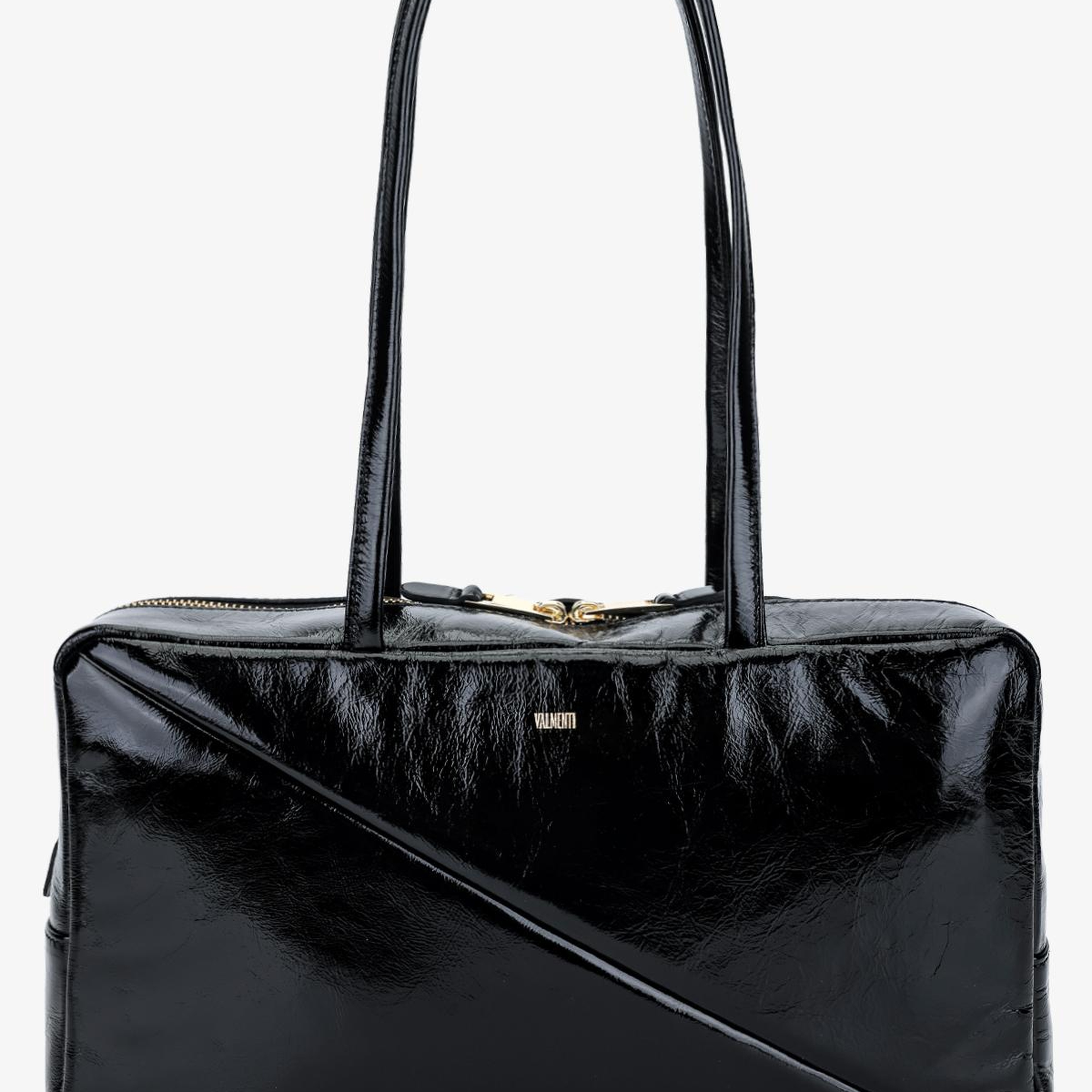 Valmenti Kadın Hakiki Deri Siyah Omuz Çanta