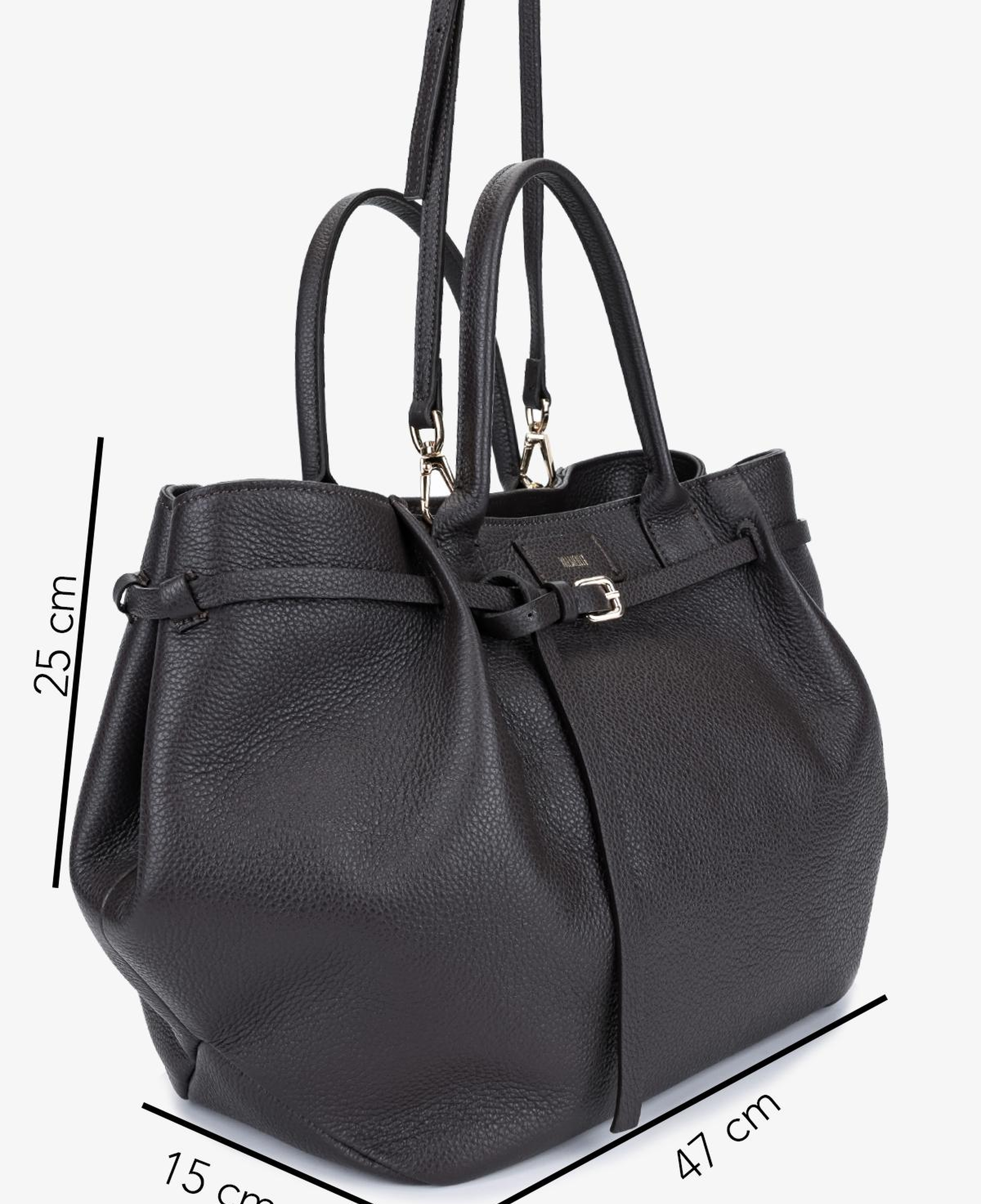 Valmenti Kadın Hakiki Deri Kahverengi Omuz Çanta