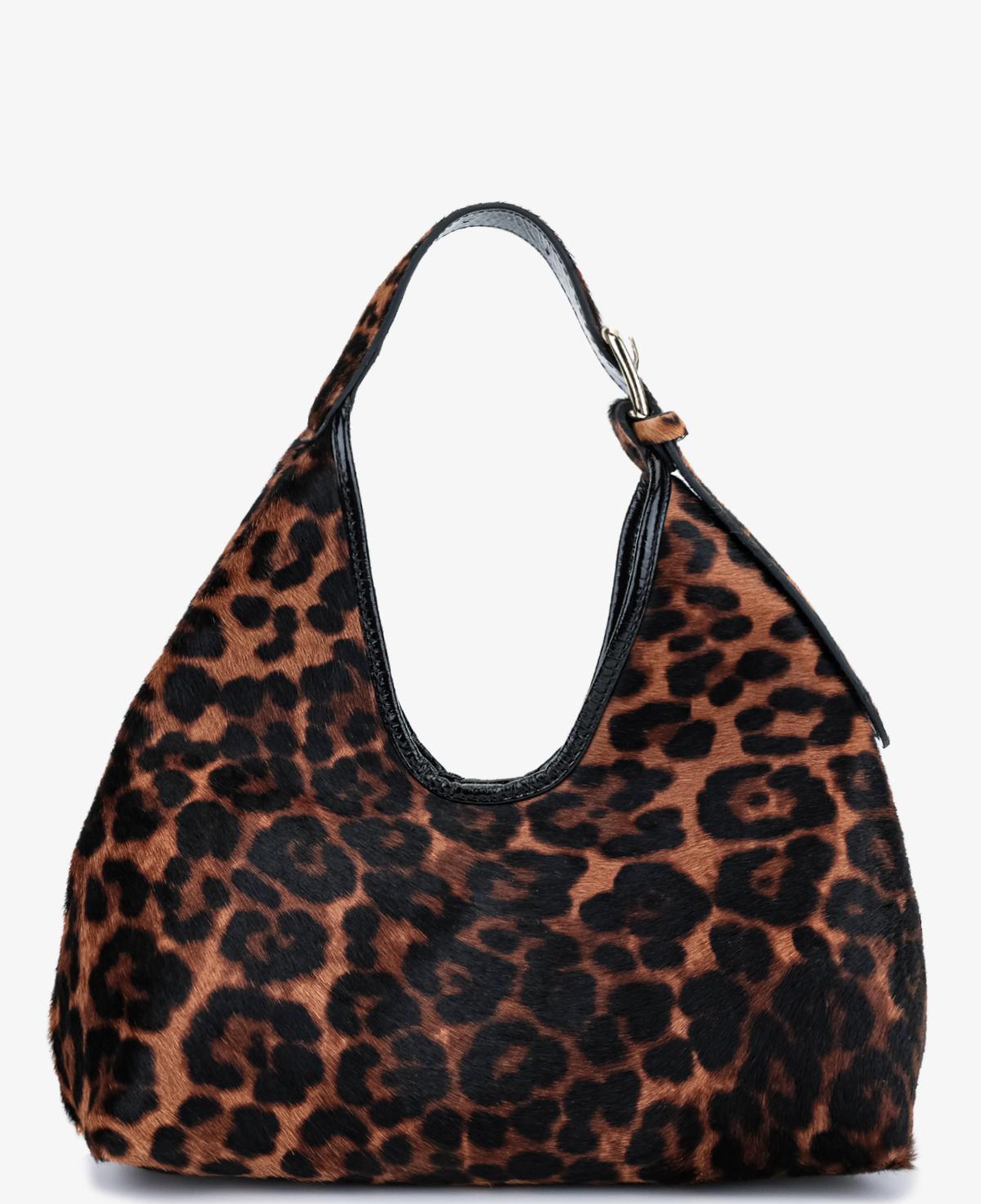 Valmenti Kadın Hakiki Deri Leopar Kol Çantası