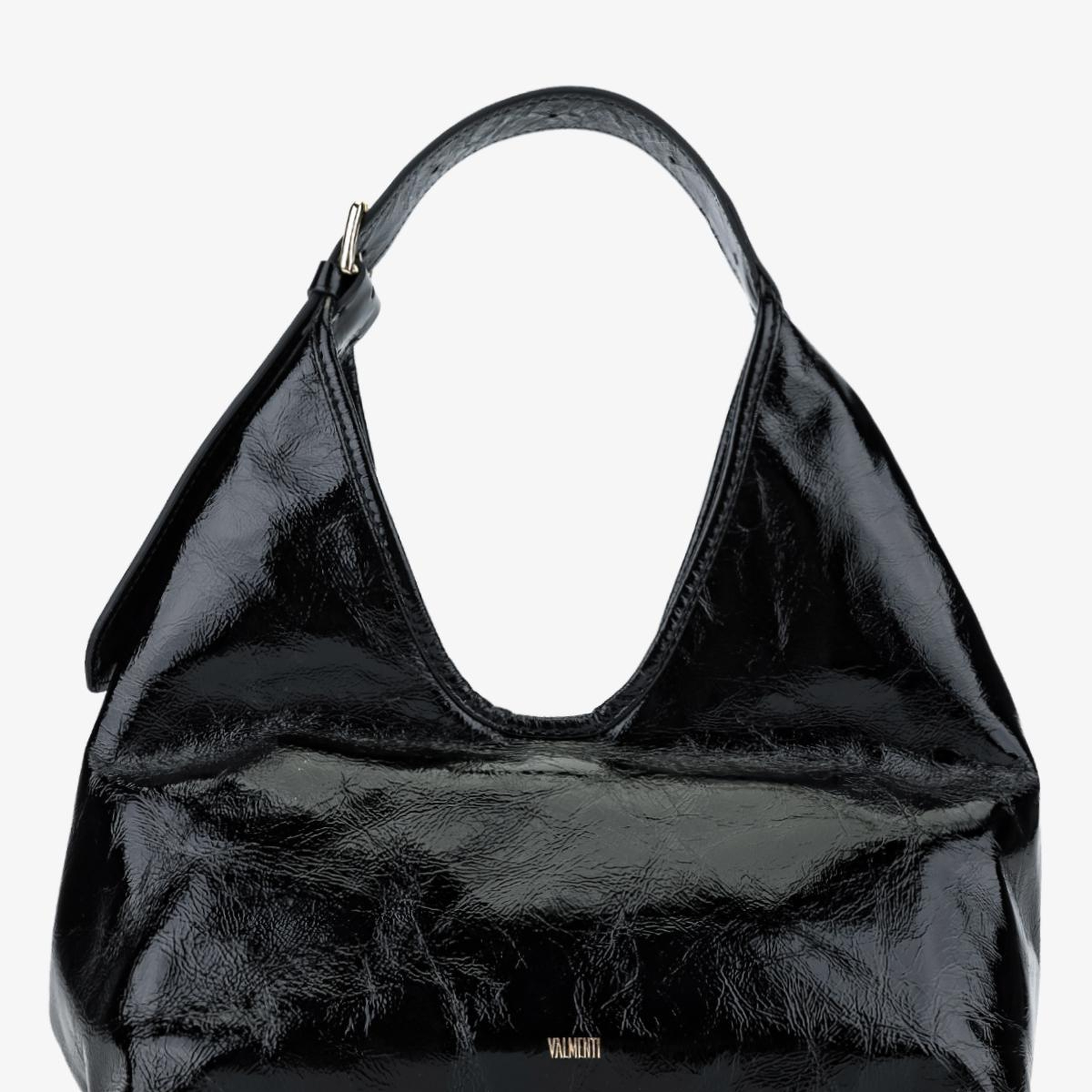 Valmenti Kadın Hakiki Deri Siyah Kol Çantası