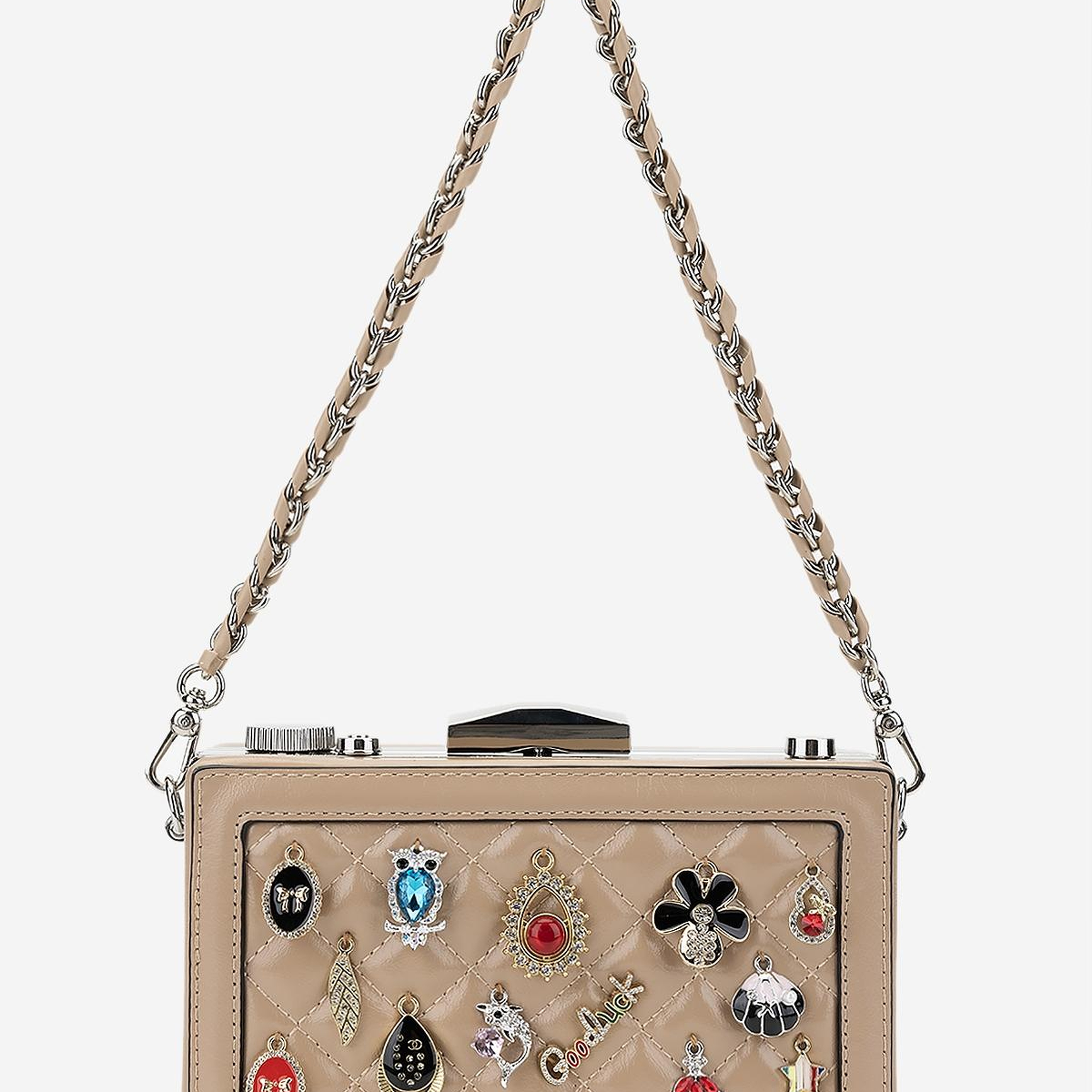 Valmenti Kadın Suni Deri Taupe Omuz Çanta