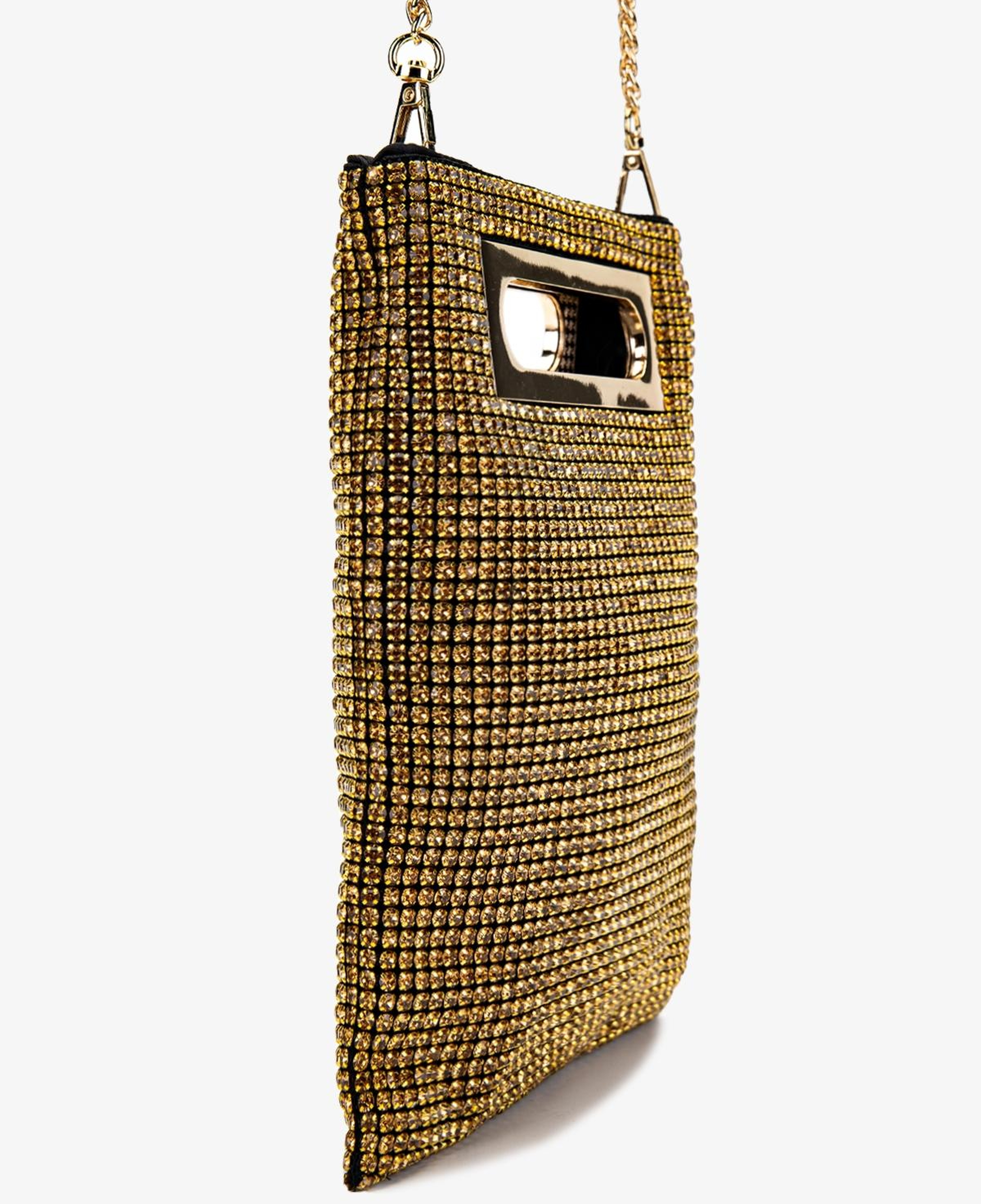 Valmenti Kadın Suni Deri Altın Omuz Çanta