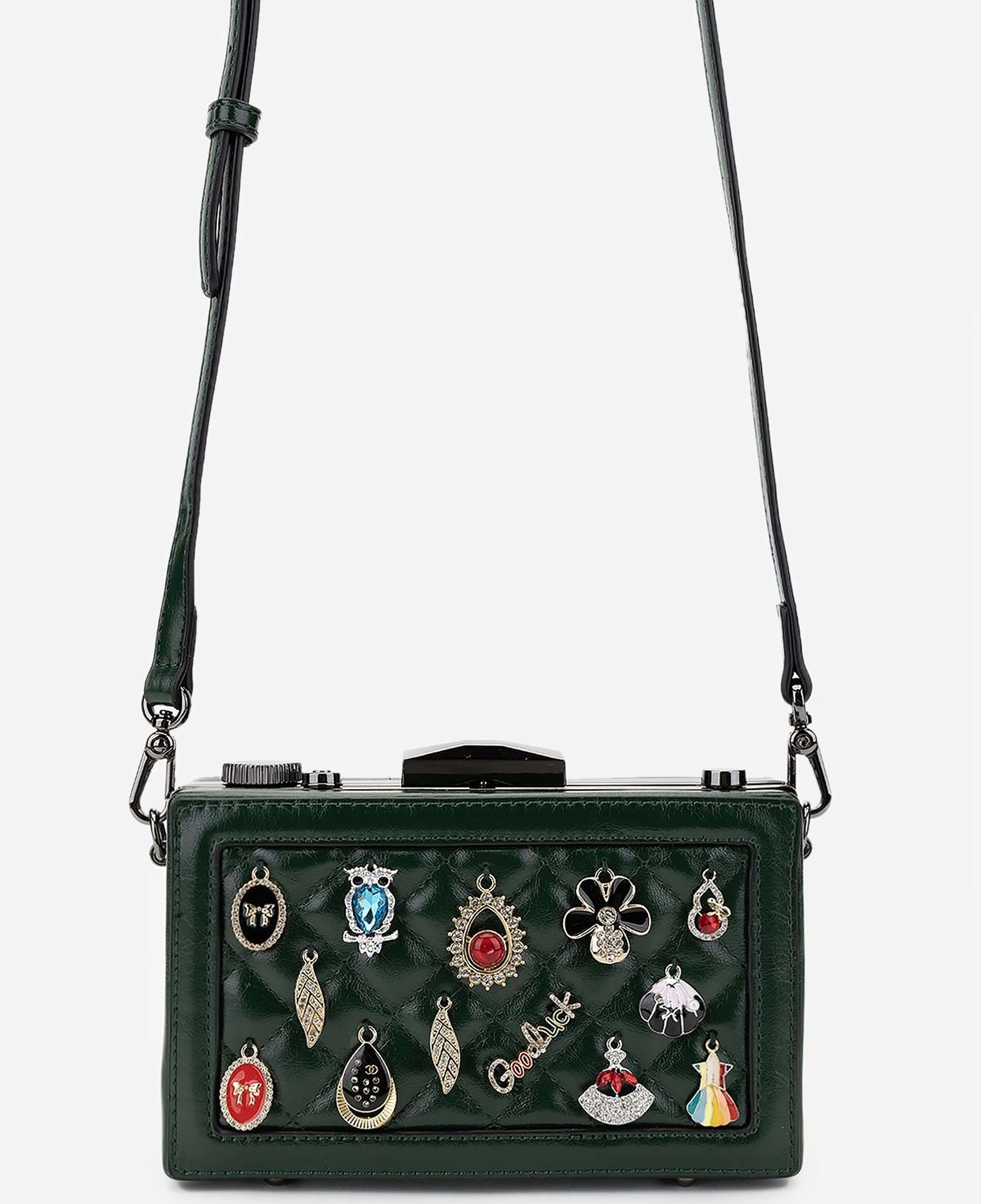 Valmenti Kadın Suni Deri Yeşil Omuz Çanta