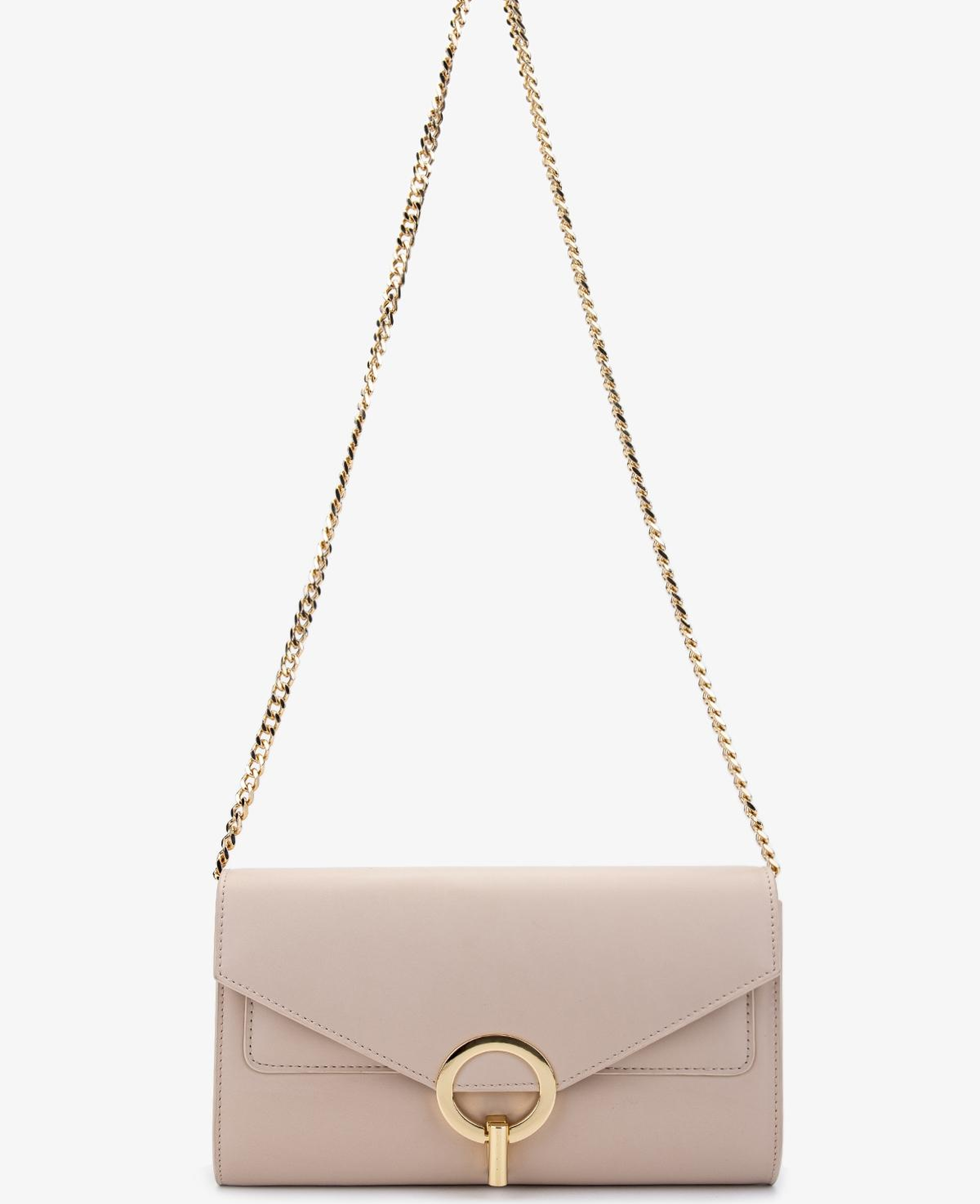 Valmenti Kadın Suni Deri Bej Omuz Çanta