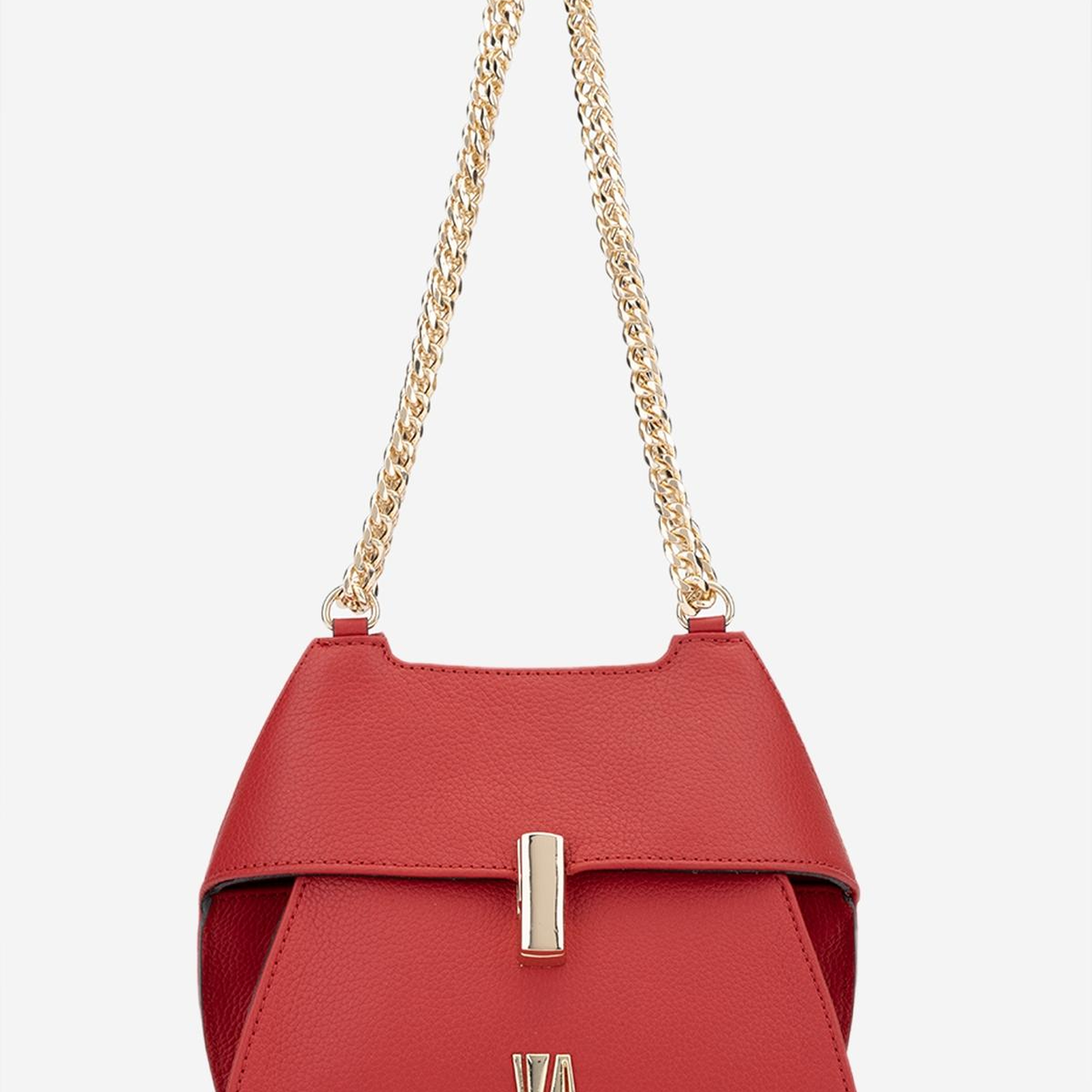 Valmenti Kadın Hakiki Deri Kırmızı Omuz Çanta