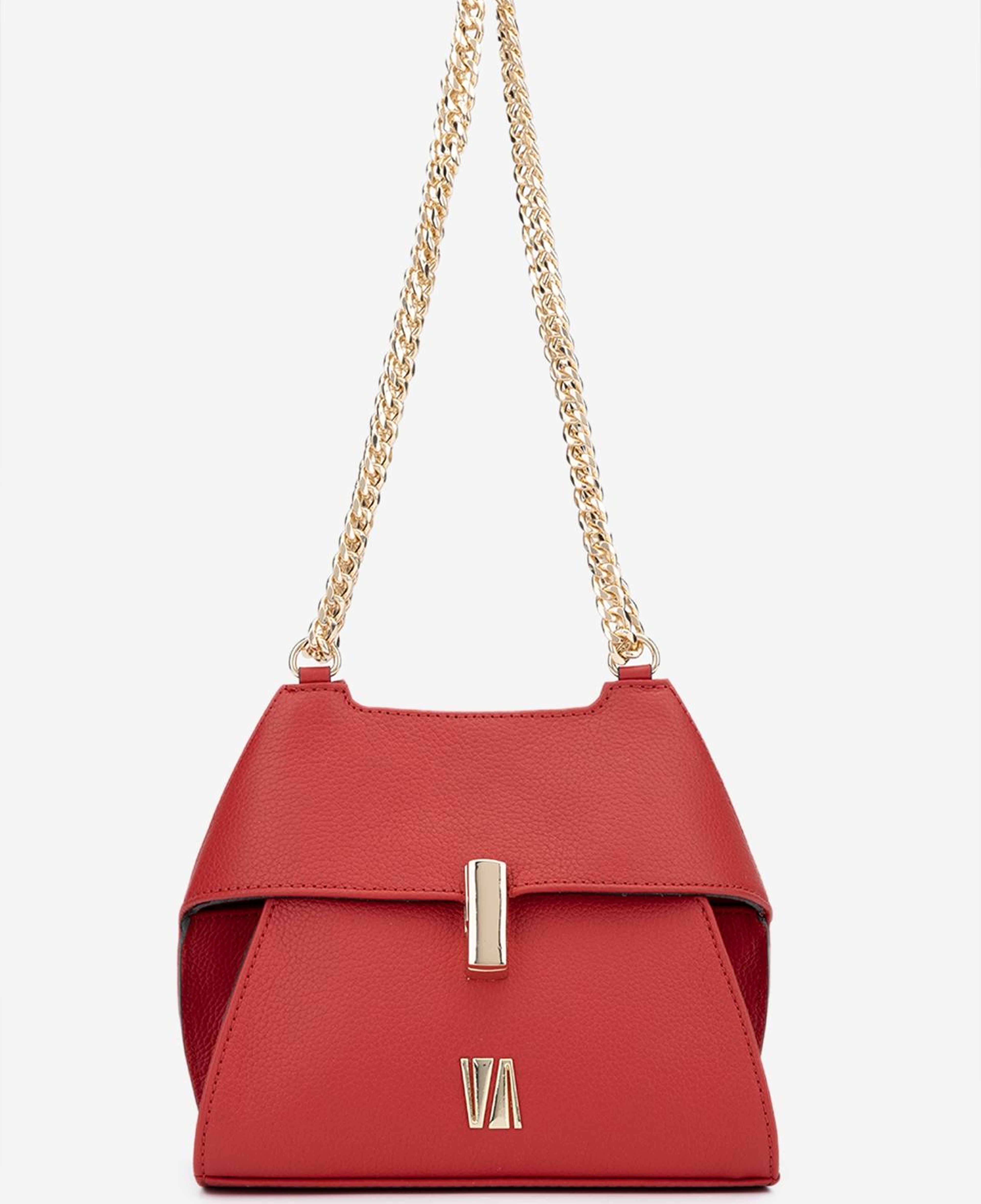 Valmenti Kadın Hakiki Deri Kırmızı Omuz Çanta