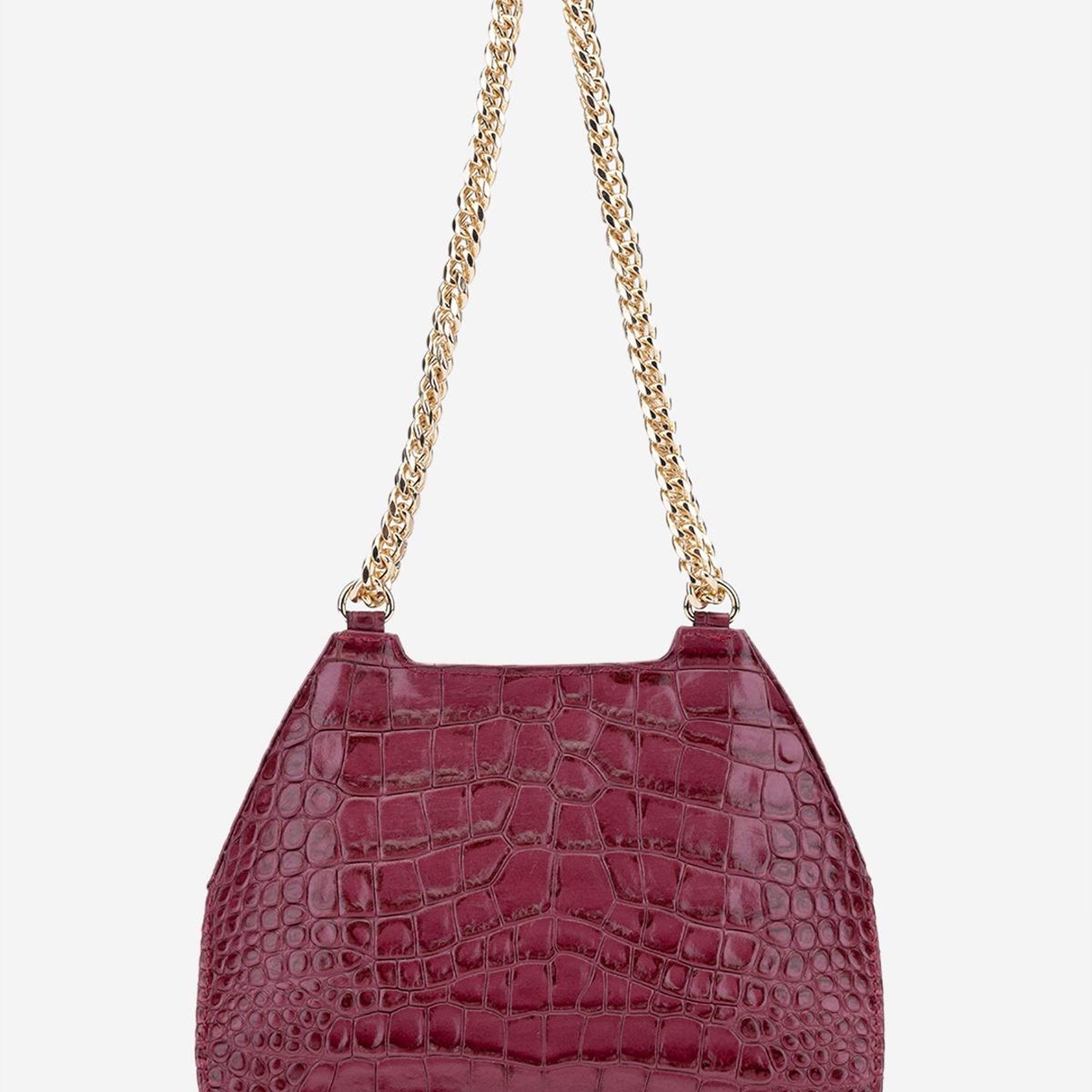 Valmenti Kadın Hakiki Deri Fuşya Omuz Çanta