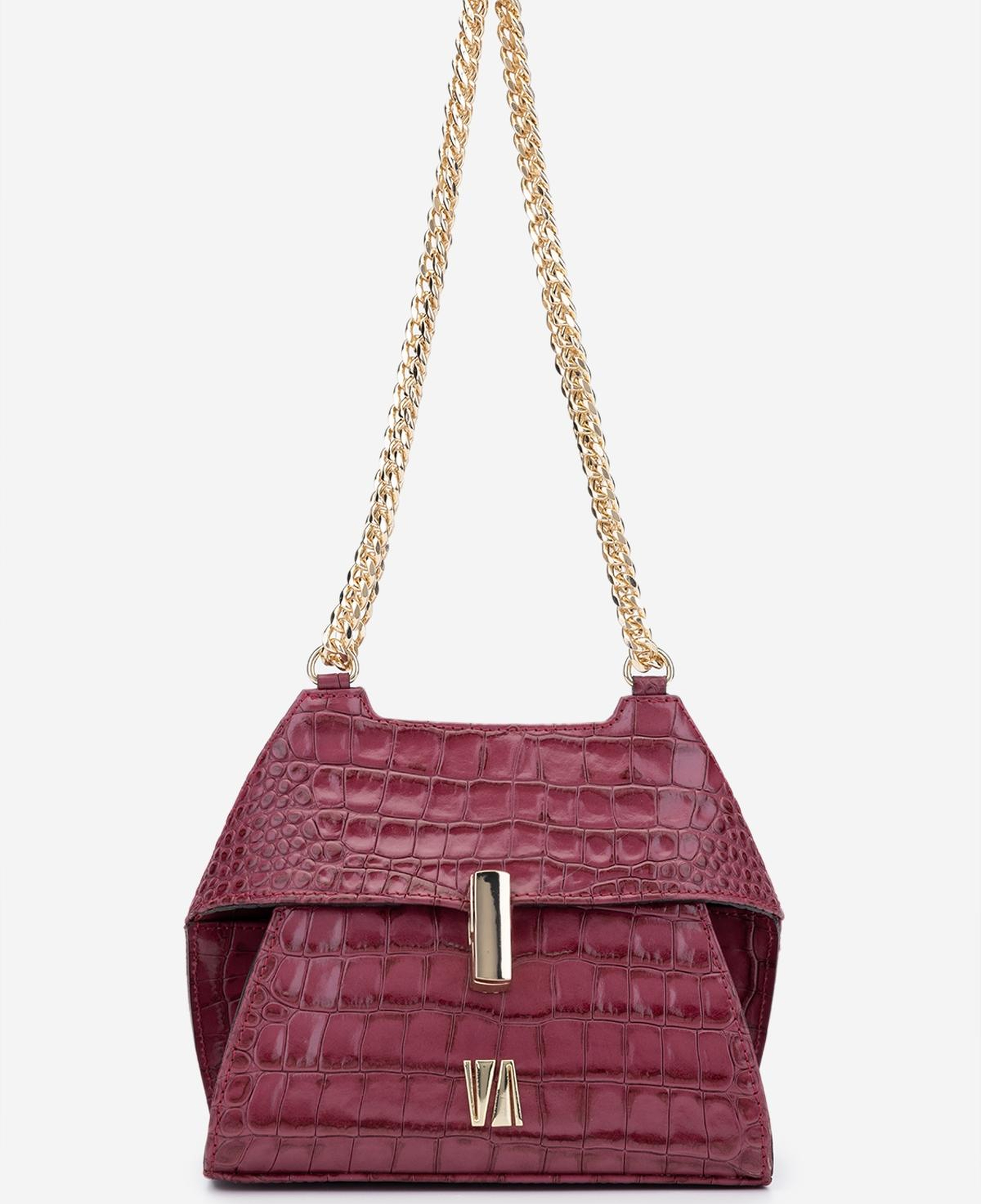 Valmenti Kadın Hakiki Deri Fuşya Omuz Çanta