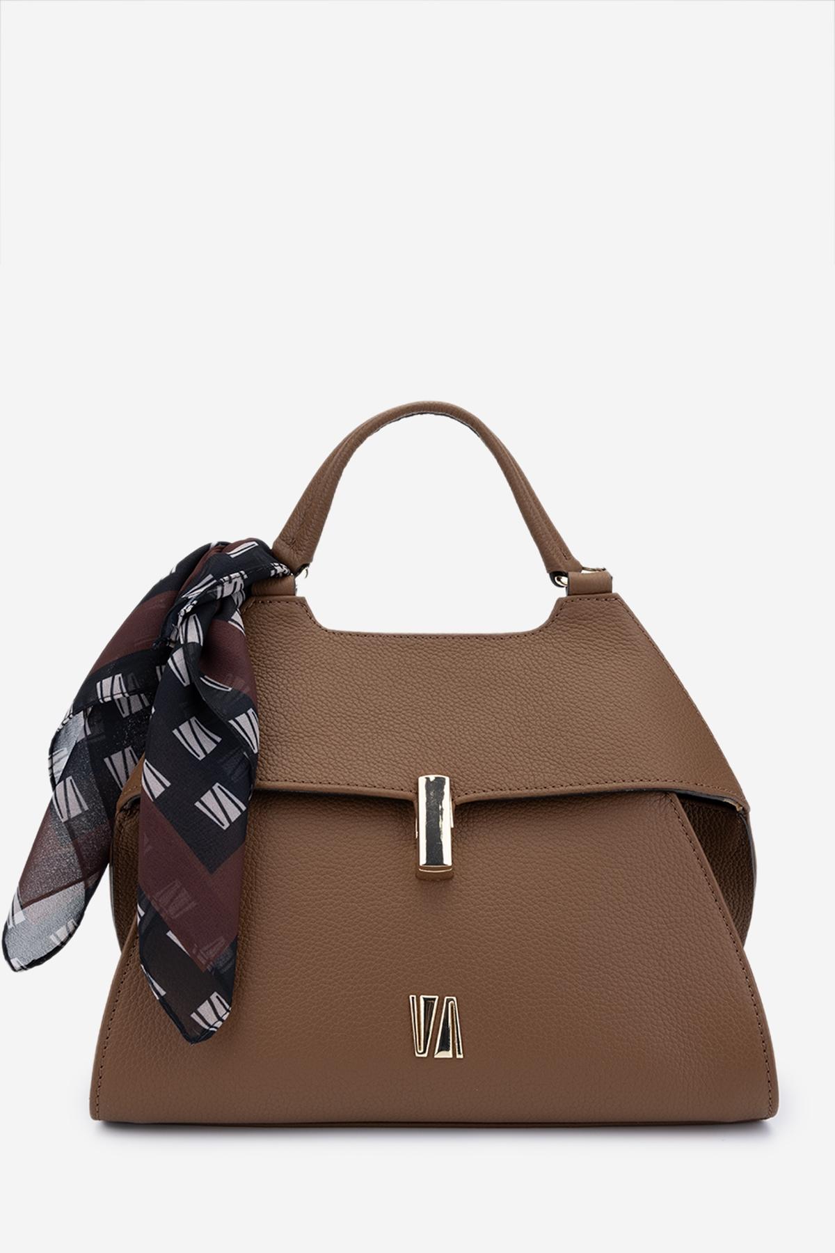 Valmenti Kadın Hakiki Deri Taba Kol Çantası