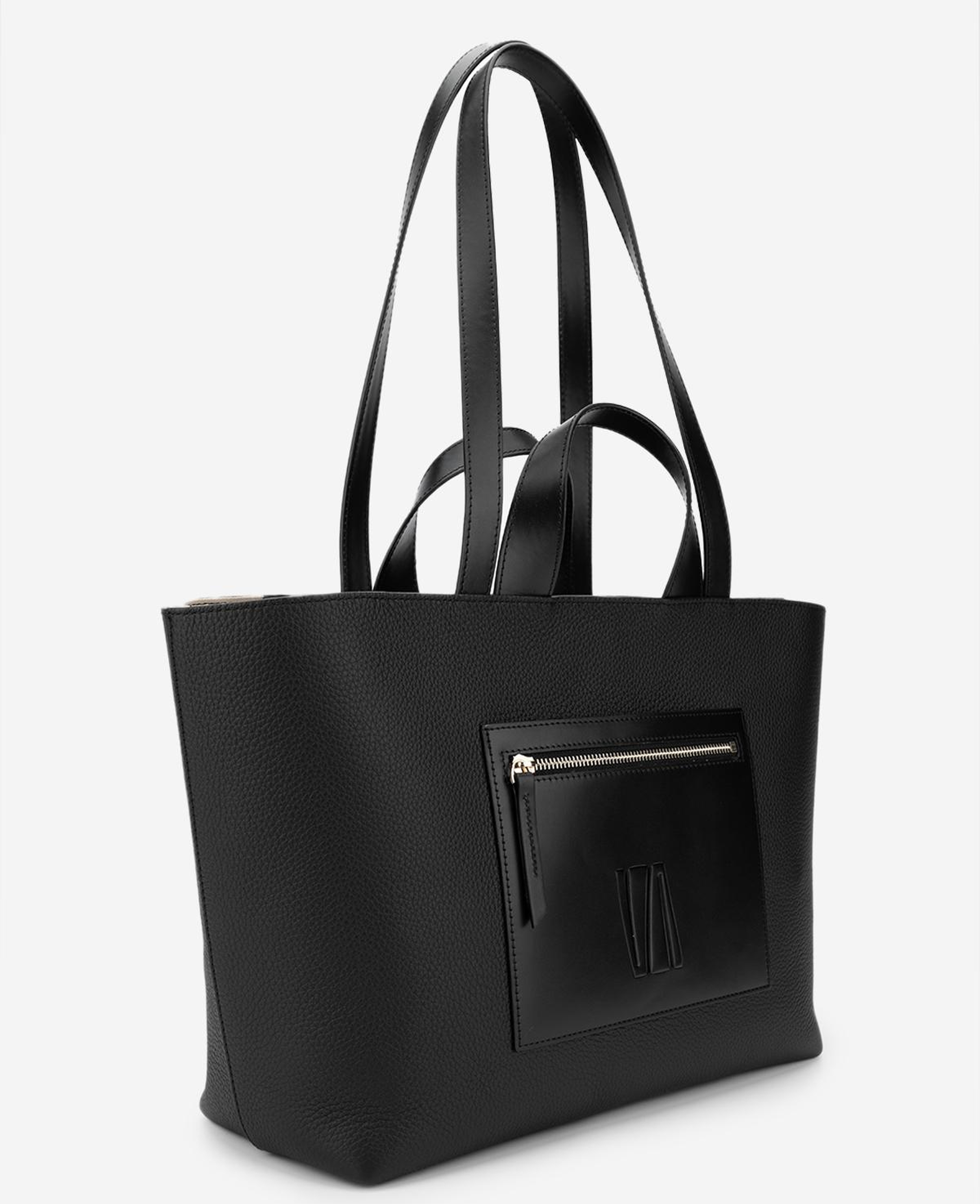 Valmenti Kadın Hakiki Deri Siyah Kol Çantası