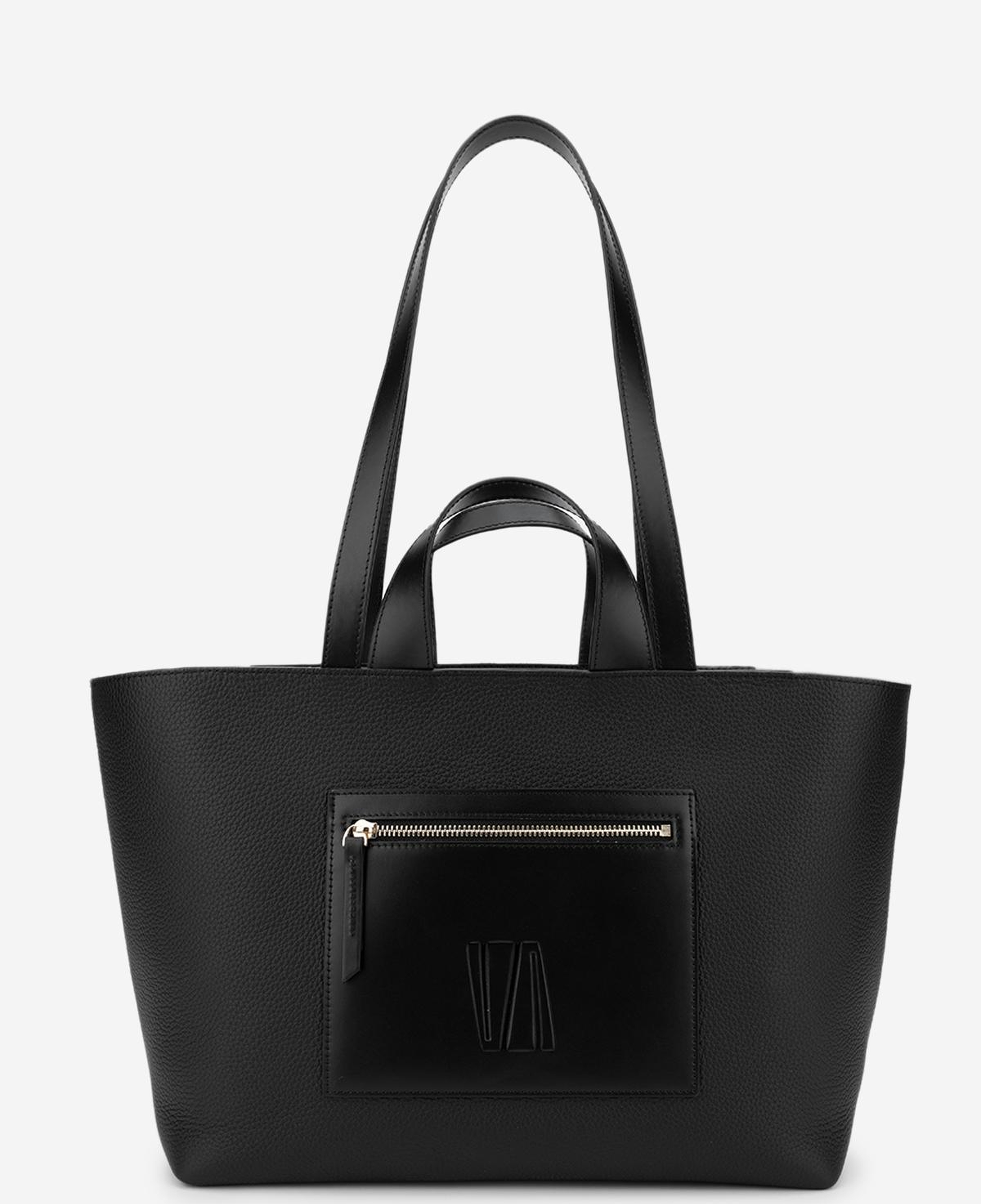 Valmenti Kadın Hakiki Deri Siyah Kol Çantası