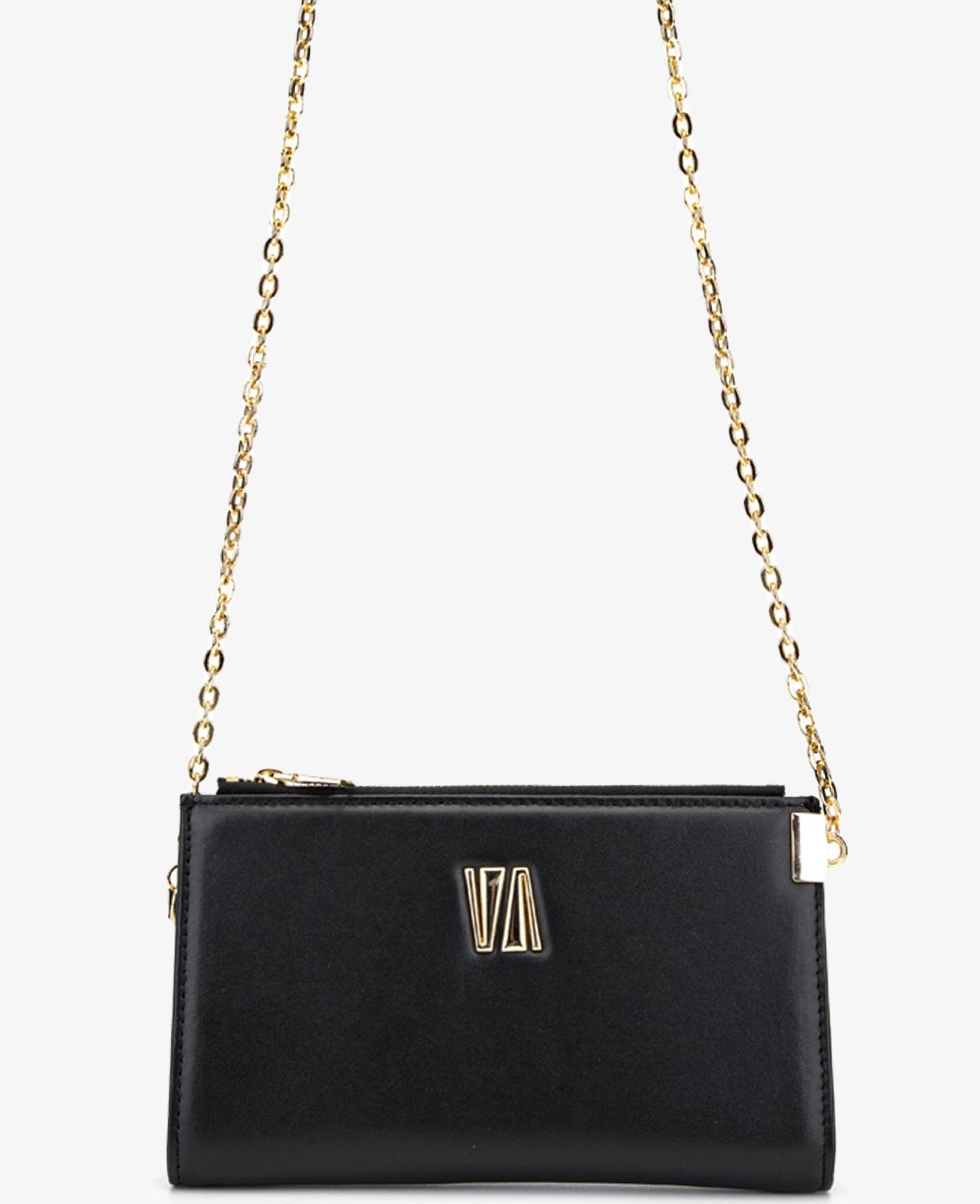 Valmenti Kadın Hakiki Deri Siyah El Çantası