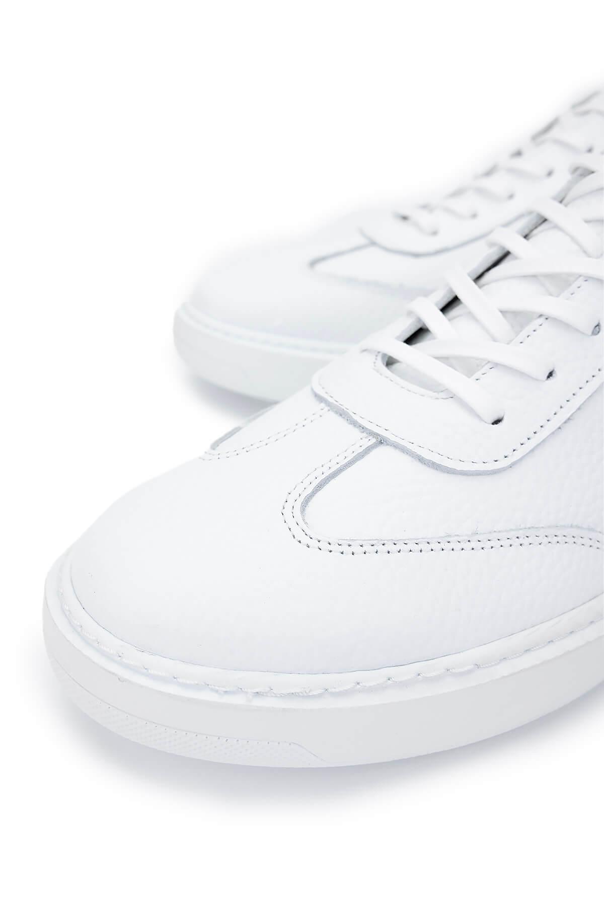 Tamer Tanca Erkek Hakiki Deri Beyaz Sneakers & Spor Ayakkabı
