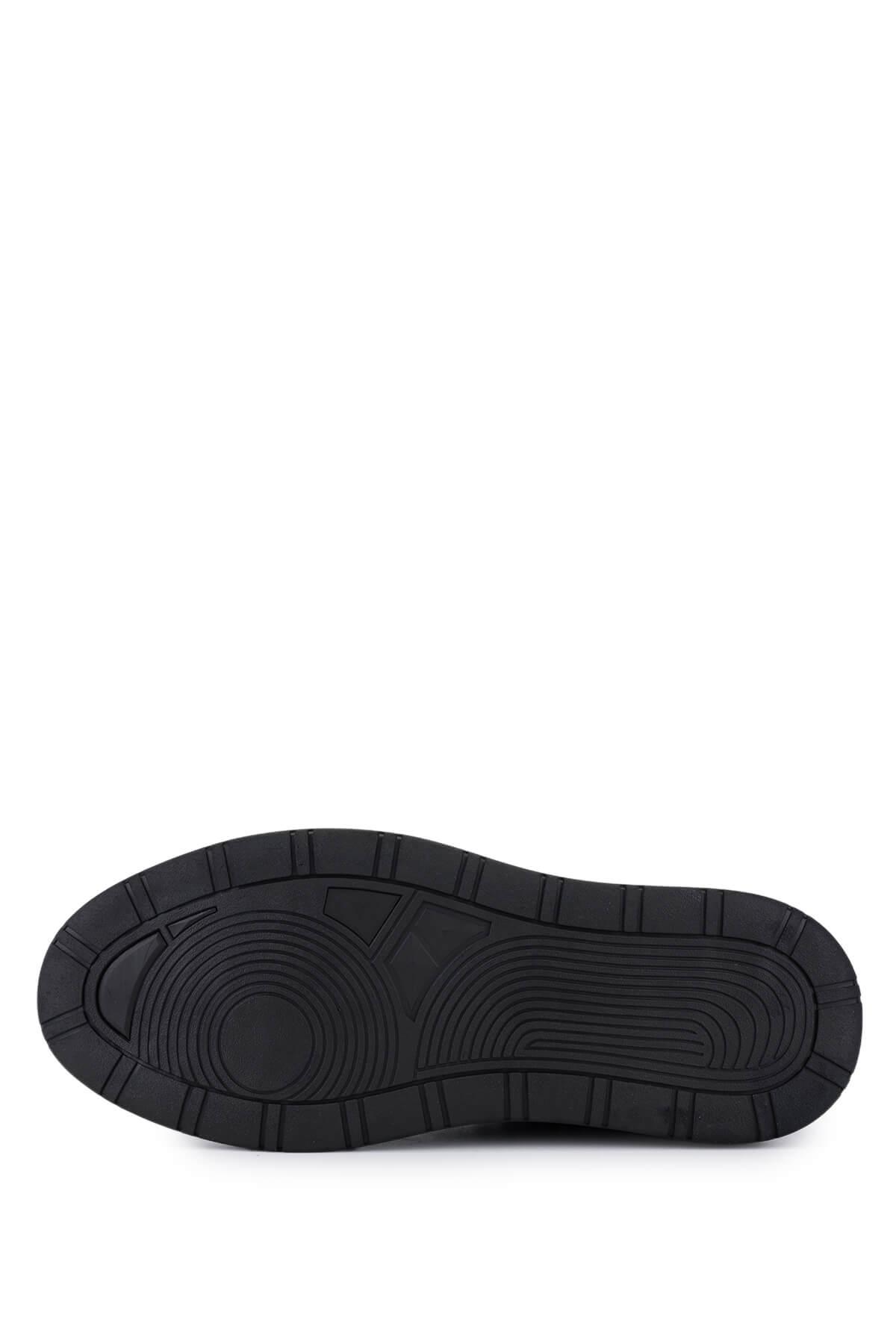 Tamer Tanca Erkek Siyah Deri Sneakers & Spor Ayakkabı