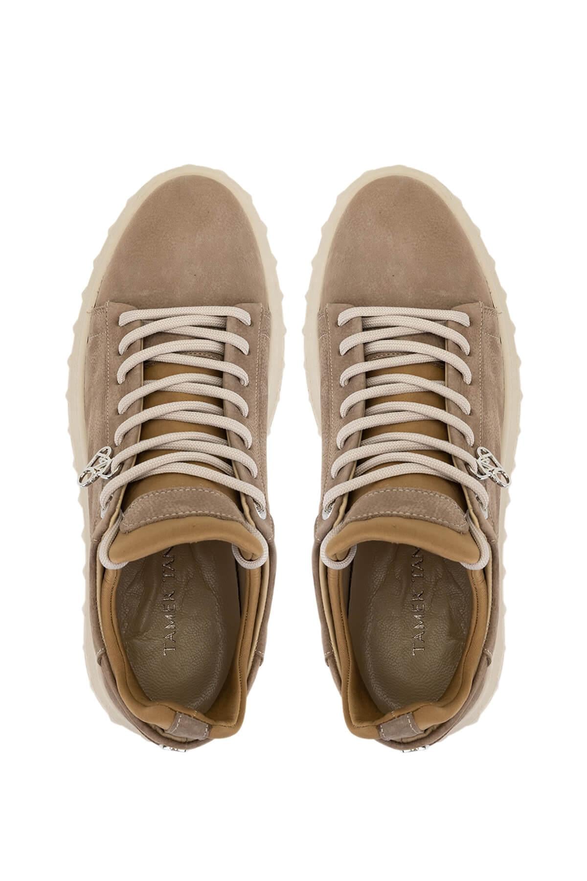Tamer Tanca Erkek Hakiki Deri Vizon Nubuk Sneakers & Spor Ayakkabı