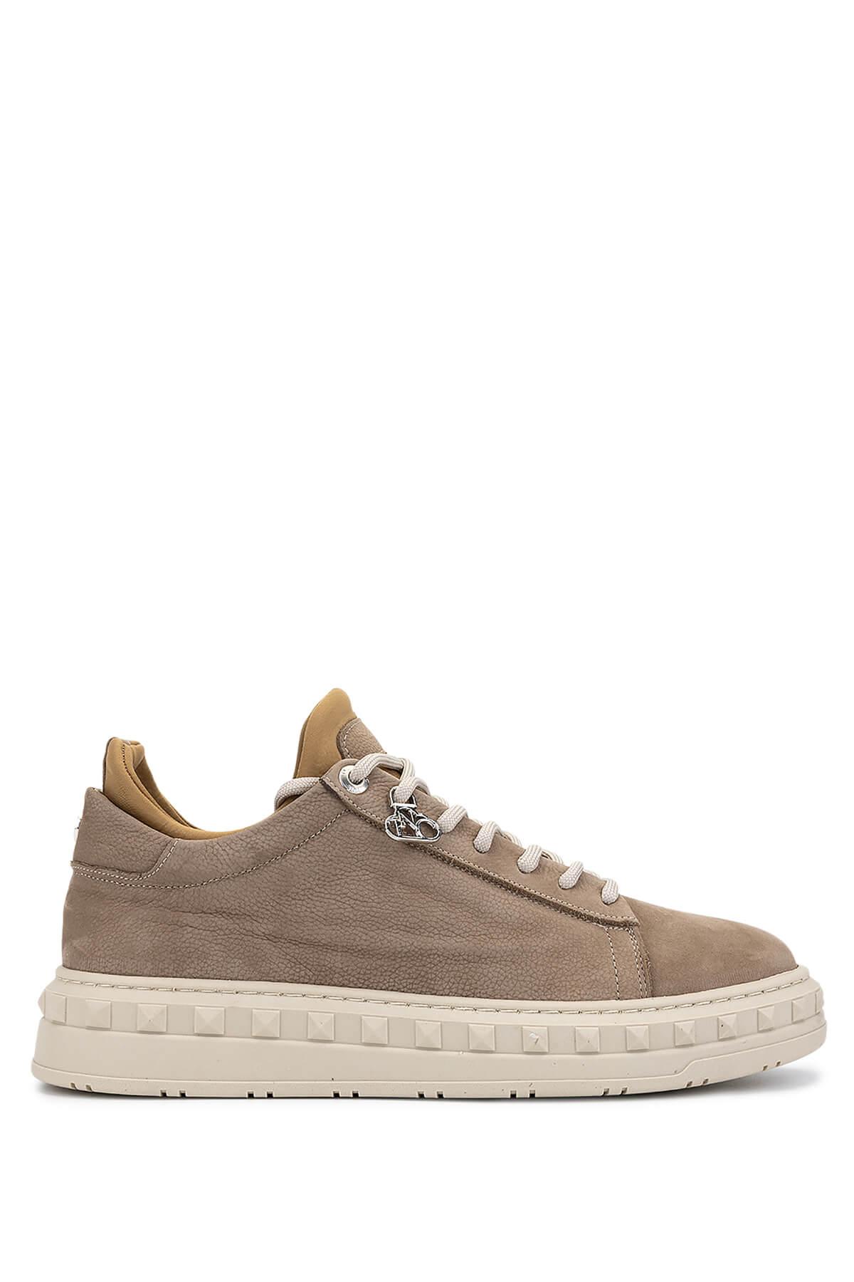 Tamer Tanca Erkek Hakiki Deri Vizon Nubuk Sneakers & Spor Ayakkabı
