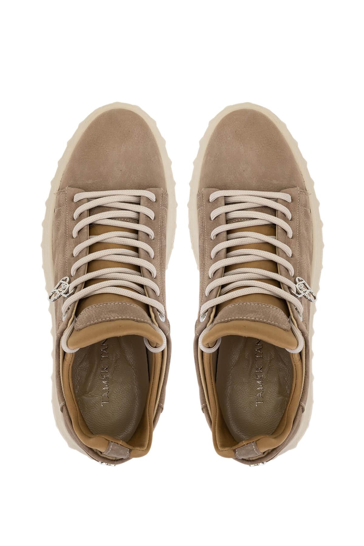 Tamer Tanca Erkek Hakiki Deri Vizon Nubuk Sneakers & Spor Ayakkabı