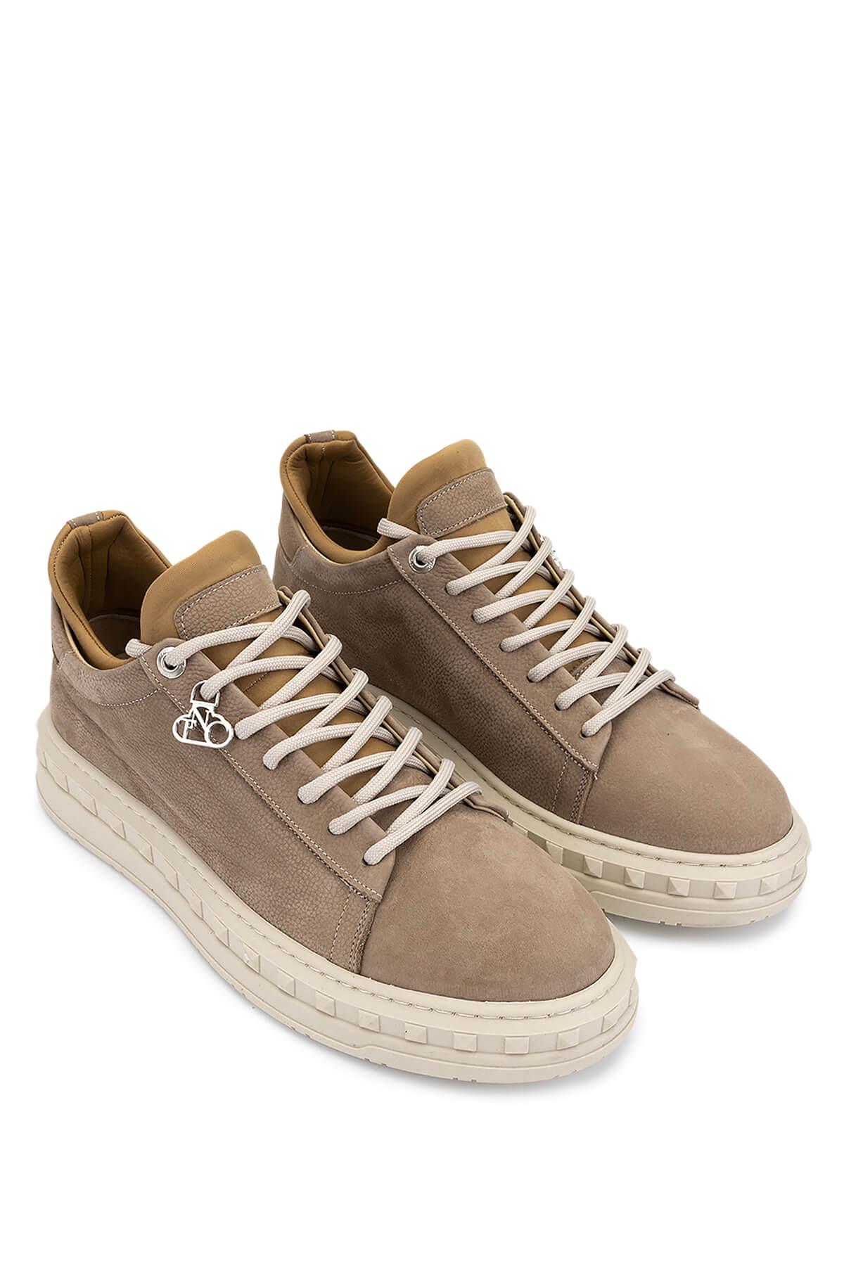 Tamer Tanca Erkek Hakiki Deri Vizon Nubuk Sneakers & Spor Ayakkabı