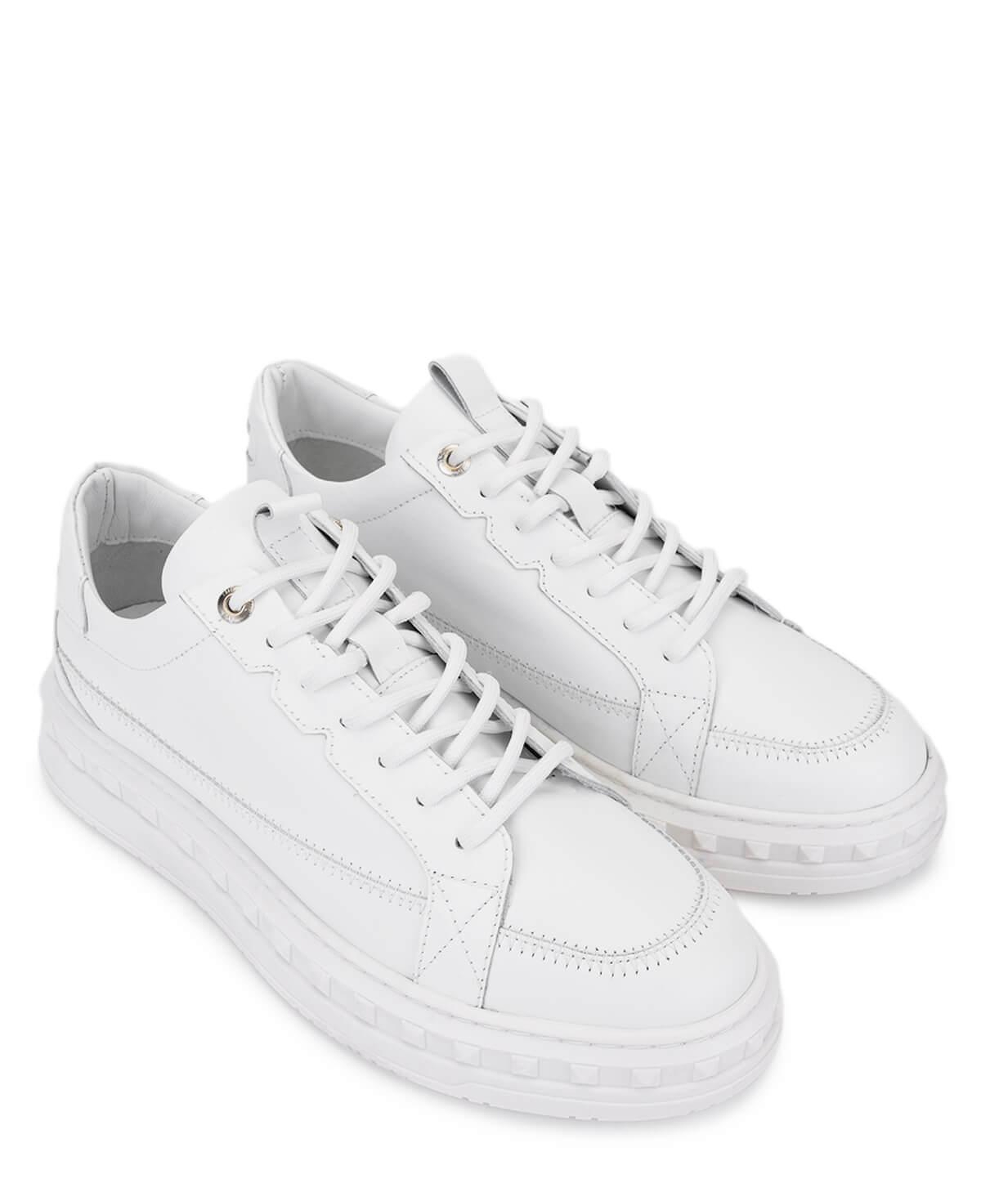 Tamer Tanca Erkek Hakiki Deri Beyaz Sneakers & Spor Ayakkabı